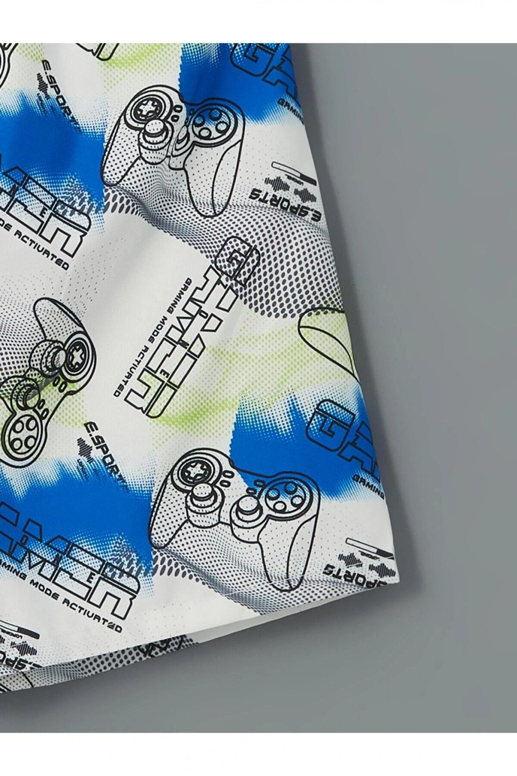 Bisiklet Yaka Erkek Çocuk Atlet Ve Deniz Şortu (S5)