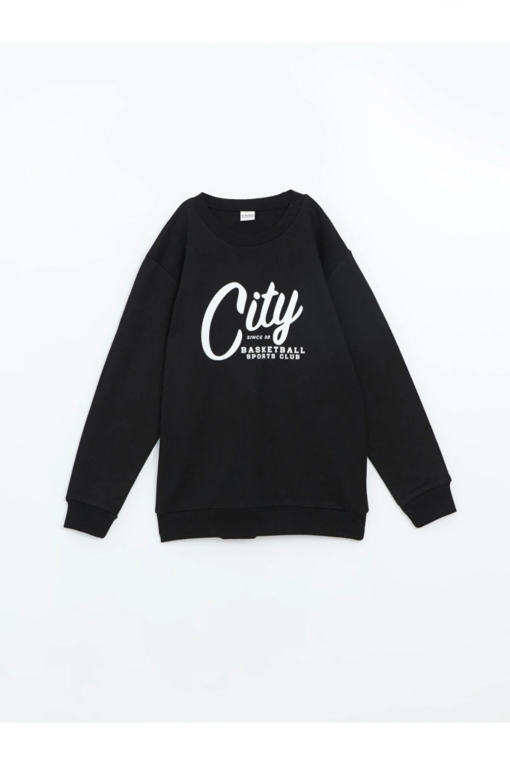 Bisiklet Yaka Erkek Çocuk Sweatshirt