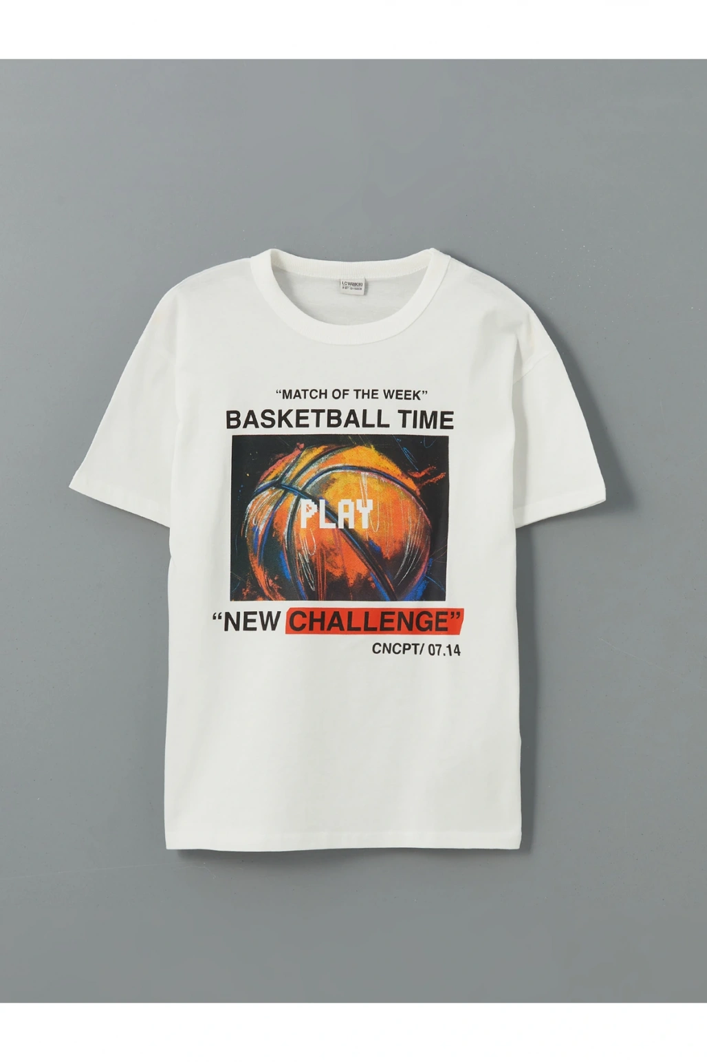 Bisiklet Yaka Erkek Çocuk Tişört