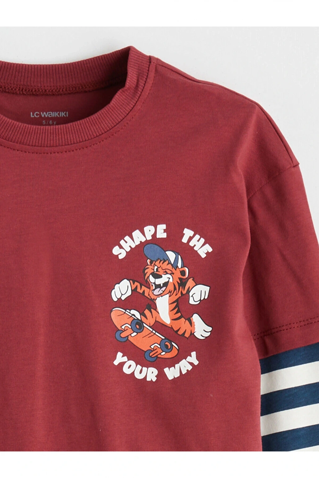 Bisiklet Yaka Erkek Çocuk Tişört