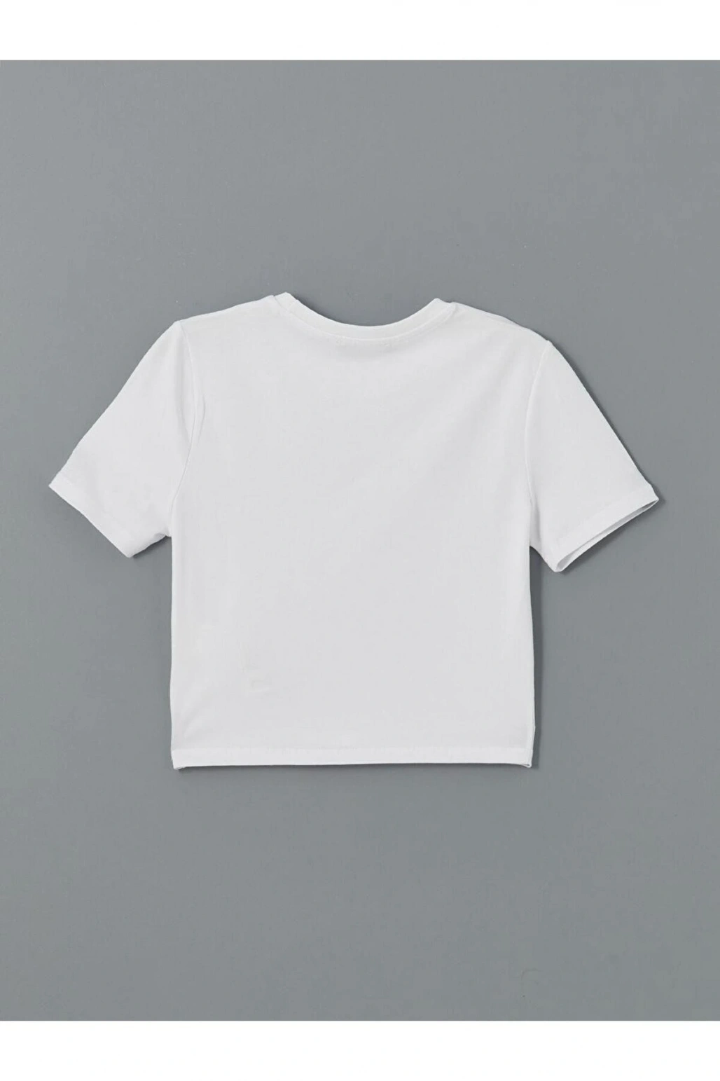 Bisiklet Yaka Kadın Crop (S5)