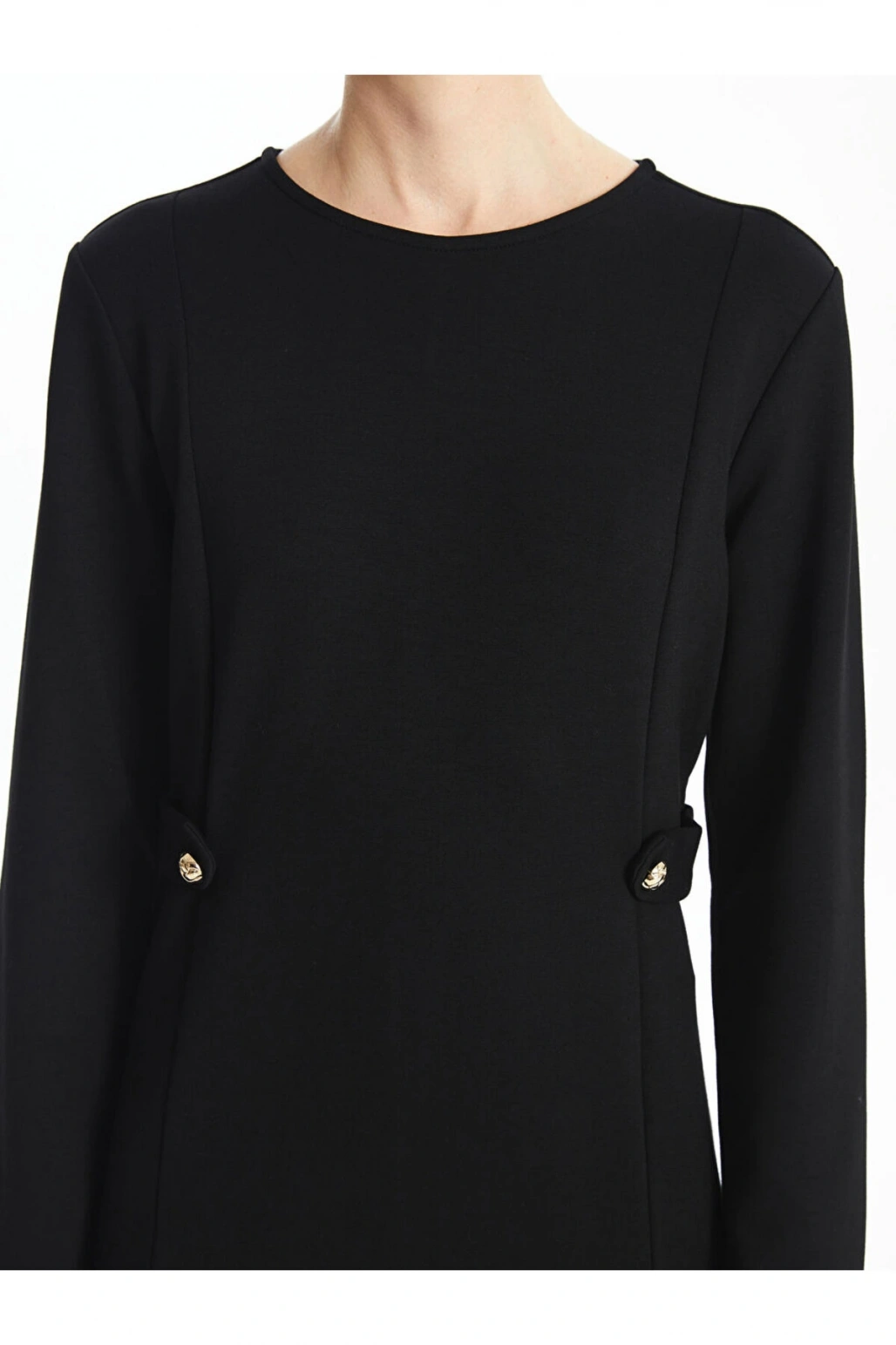 Bisiklet Yaka Kadın Elbise