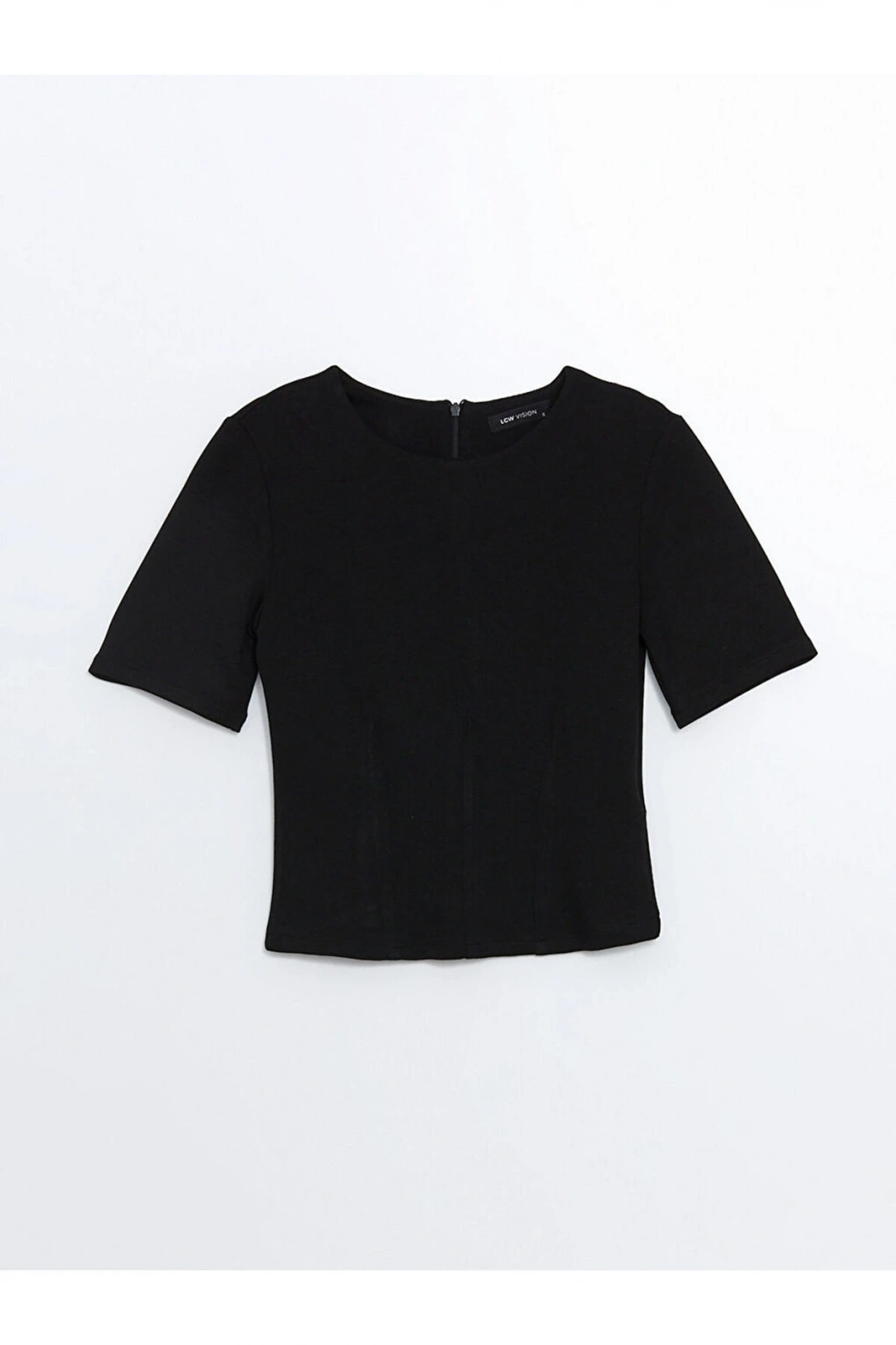 Bisiklet Yaka Kadın Tişört