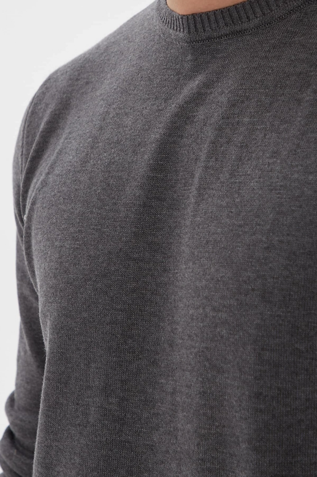 Bisiklet Yaka Kazak Antrasit / Anthracite