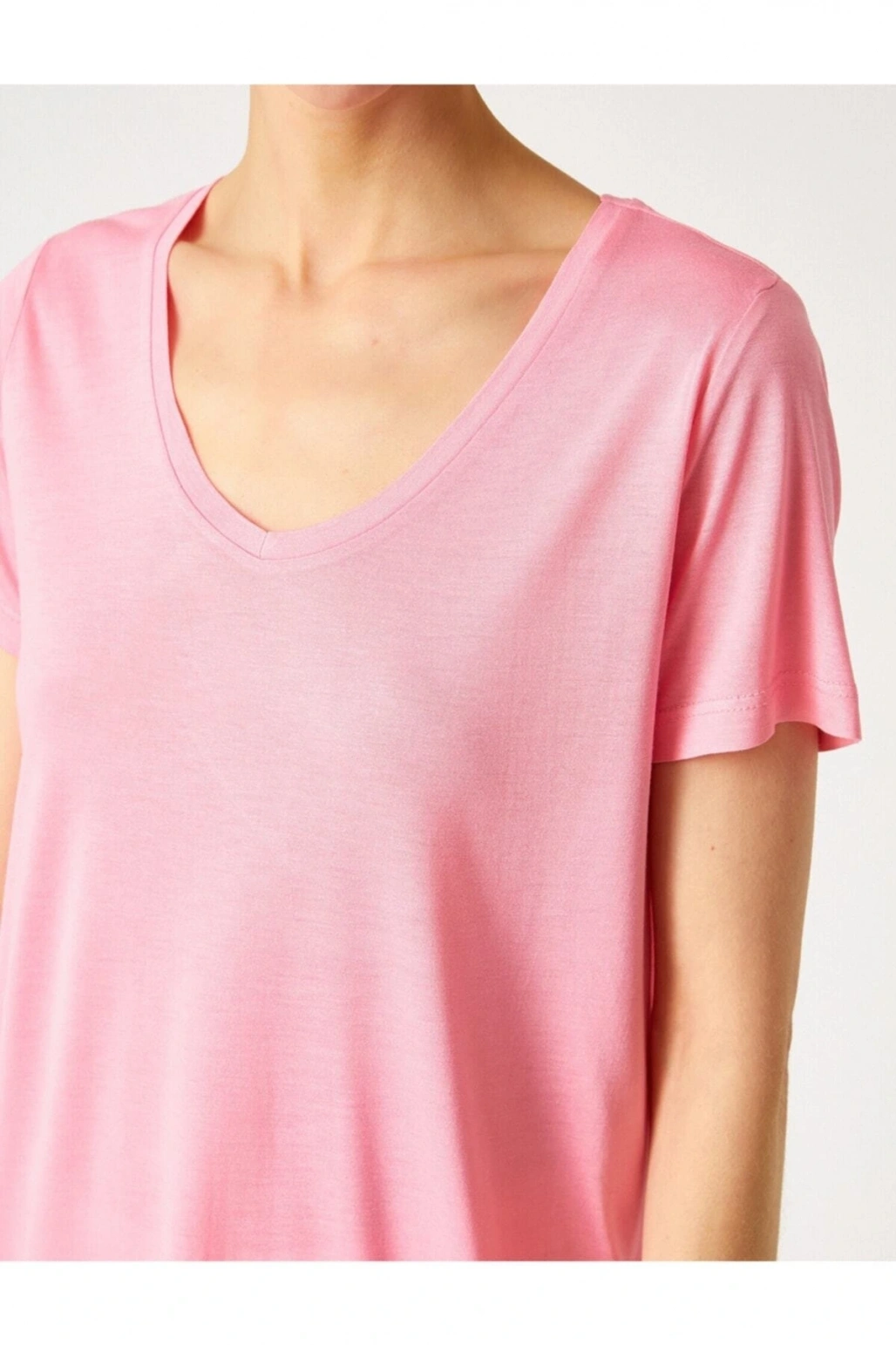 Bisiklet Yaka Kısa Kollu Basic Tişört