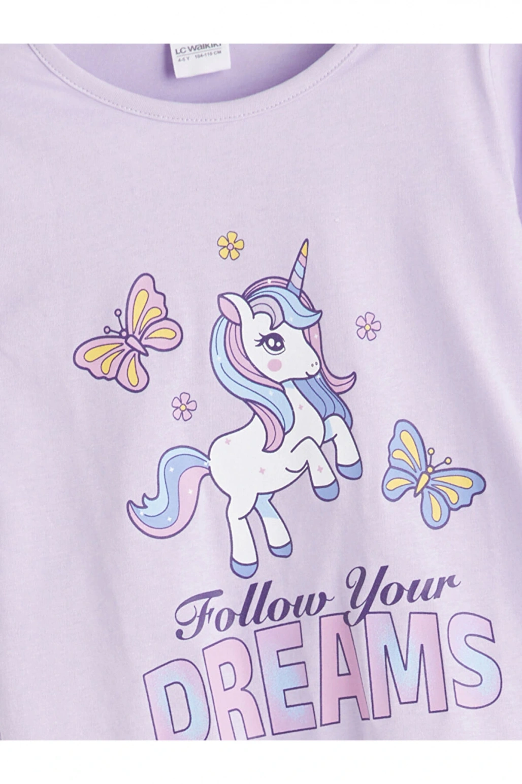 Bisiklet Yaka Kız Çocuk Pijama