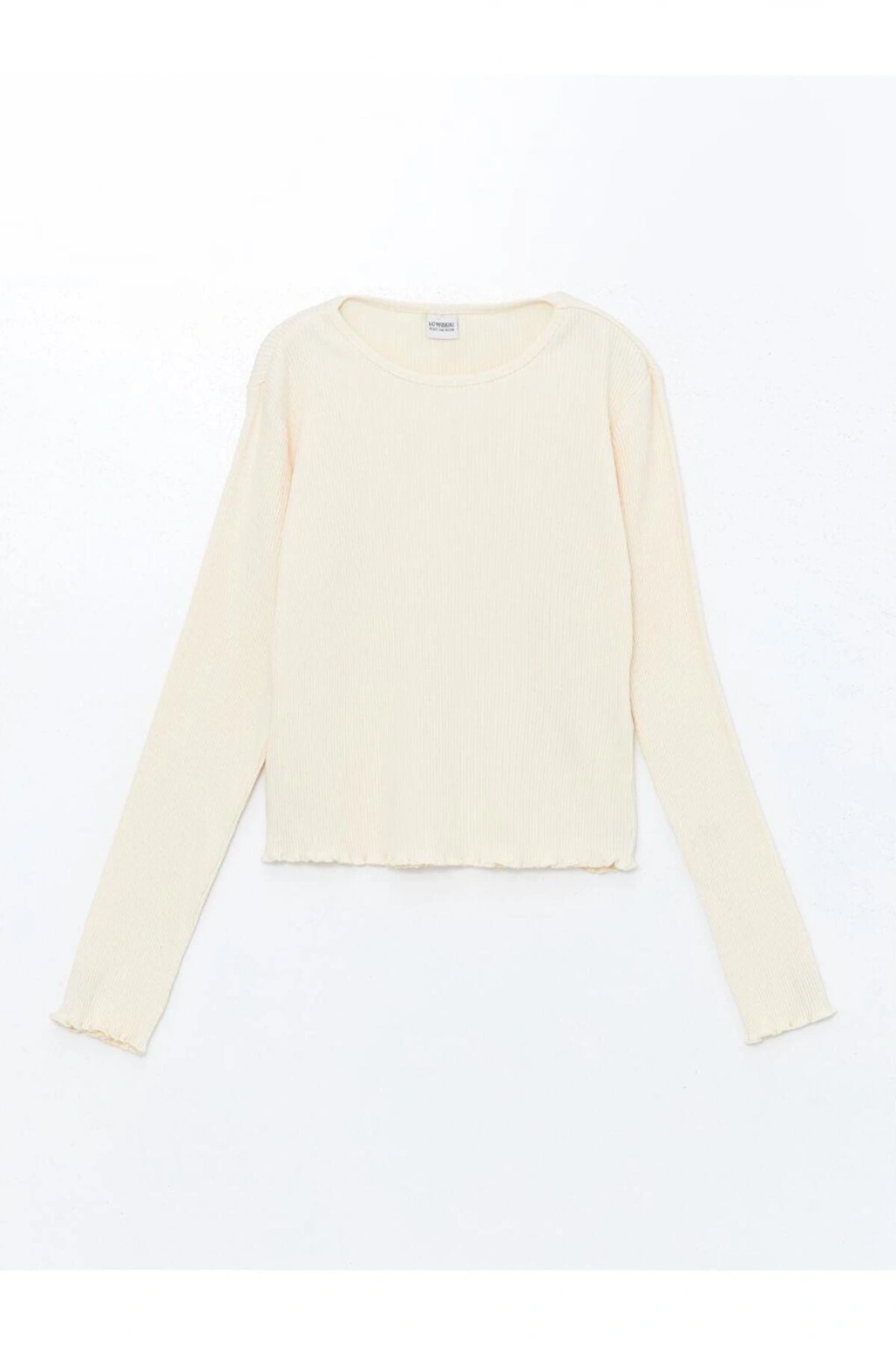 Bisiklet Yaka Kız Çocuk Tişört