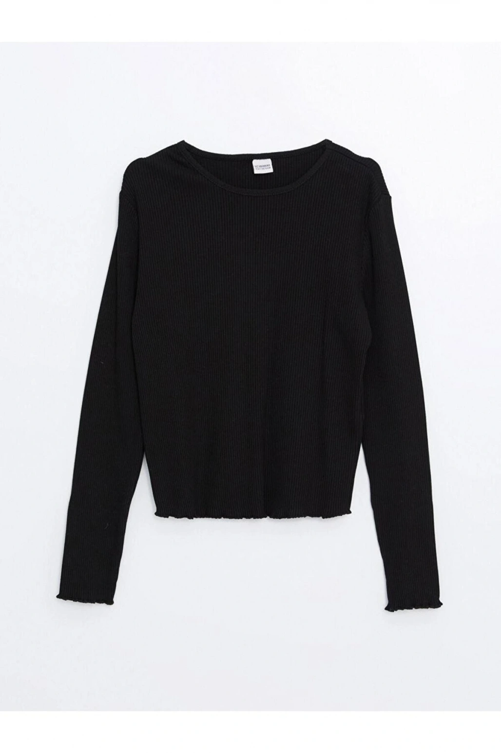 Bisiklet Yaka Kız Çocuk Tişört