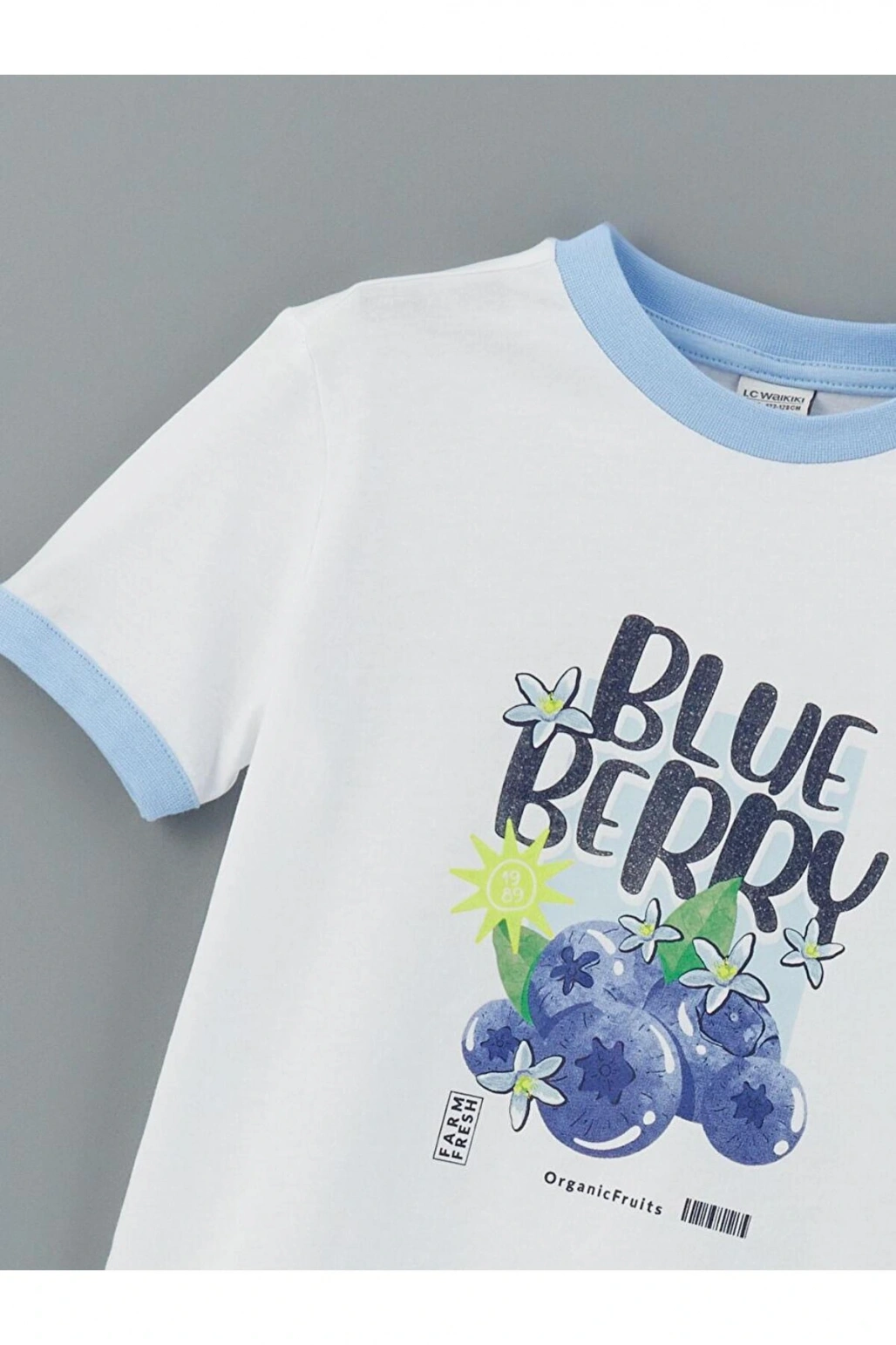 Bisiklet Yaka Kız Çocuk Tişört (S5)