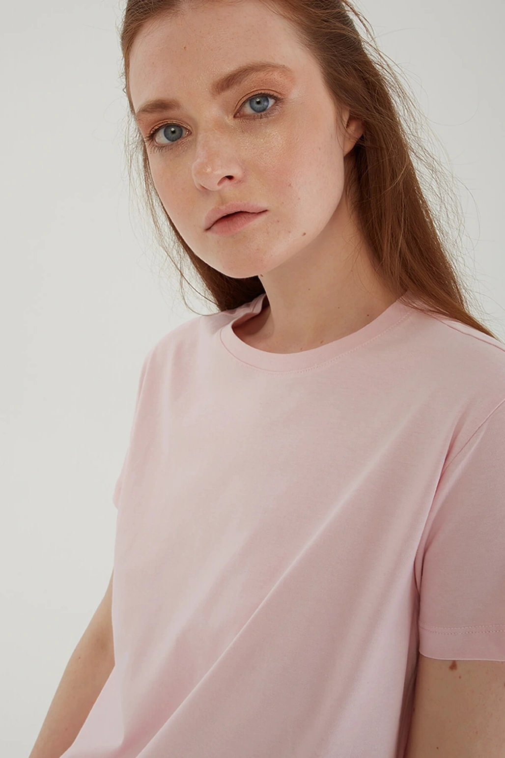 Bisiklet Yaka T-shirt Pembe