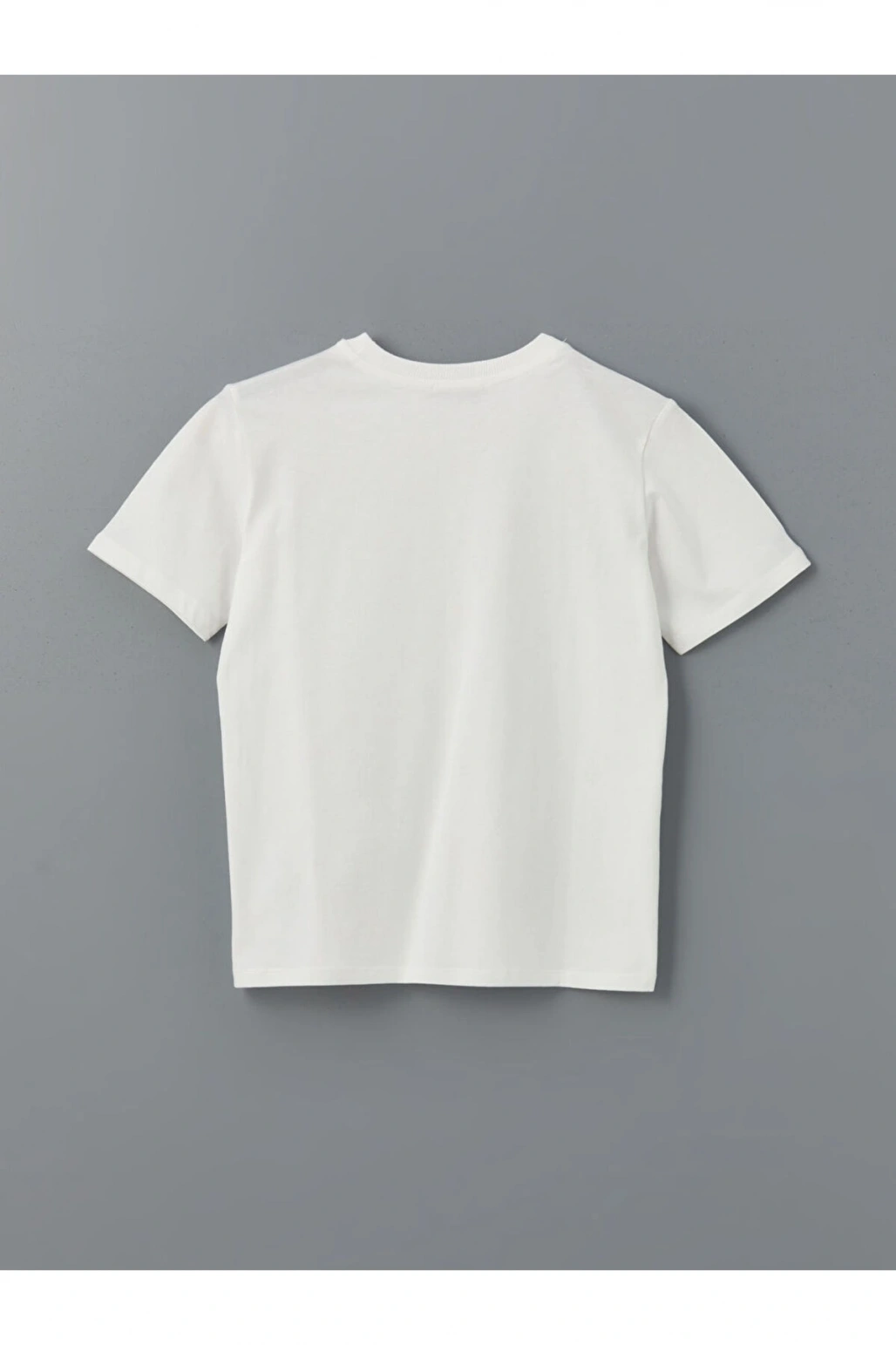 Bisiklet Yaka Tasli Kadin Tisort - S5KG61Z8