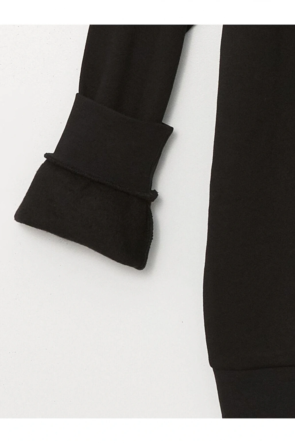 Bisiklet Yaka Uzun Kollu Erkek Kalın Sweatshirt (W4)