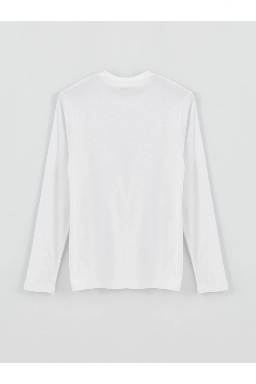 Bisiklet Yaka Uzun Kollu Erkek Sweatshirt - W31628Z8