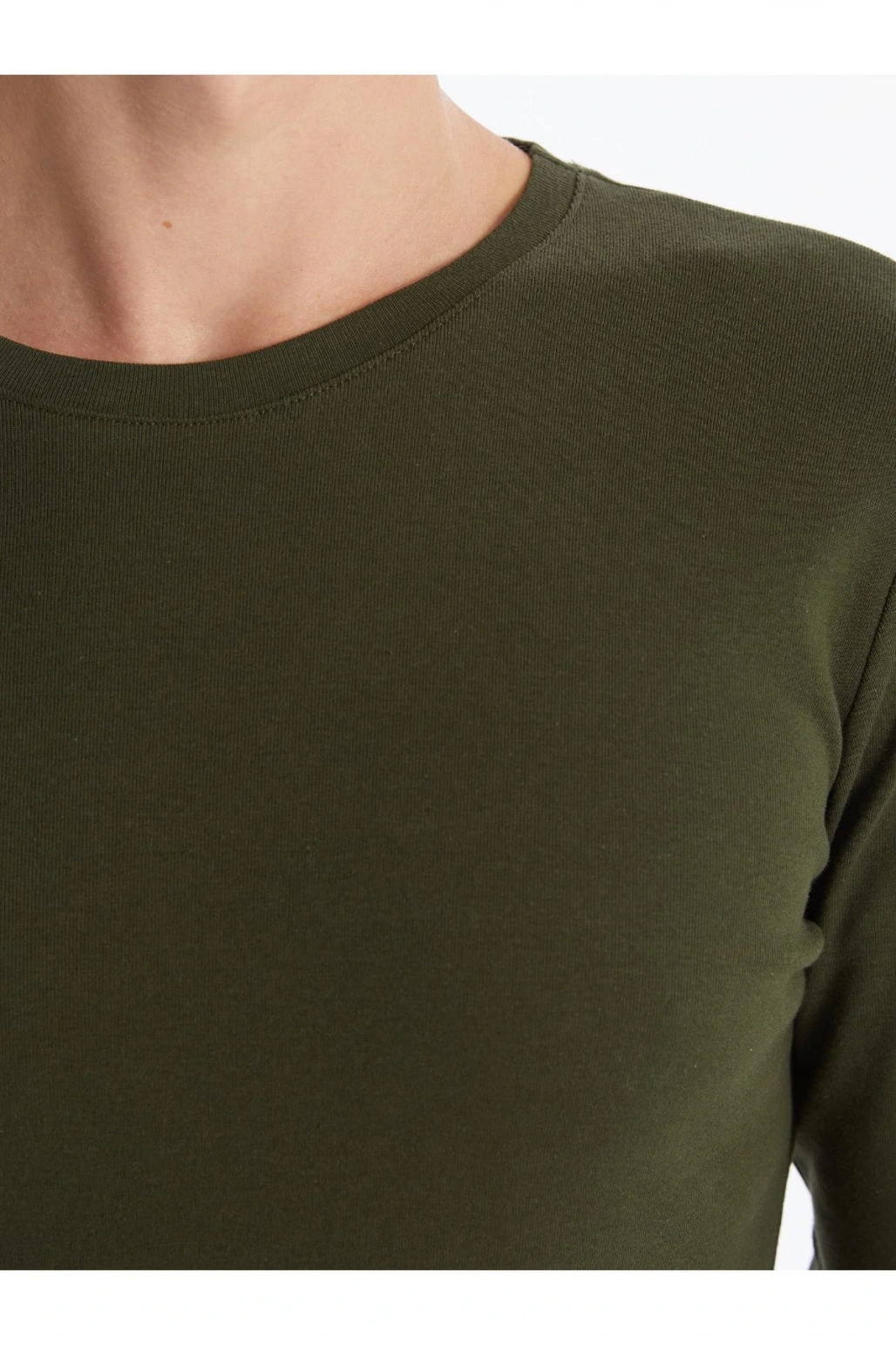 Bisiklet Yaka Uzun Kollu Erkek Tişört