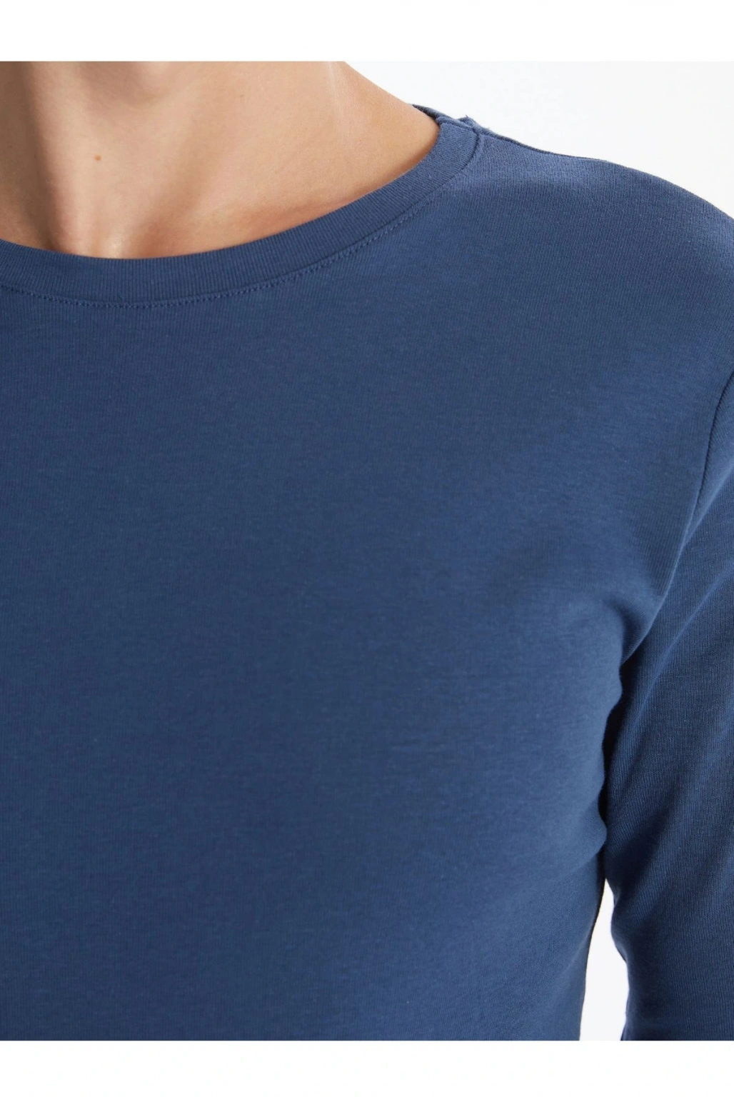 Bisiklet Yaka Uzun Kollu Erkek Tişört