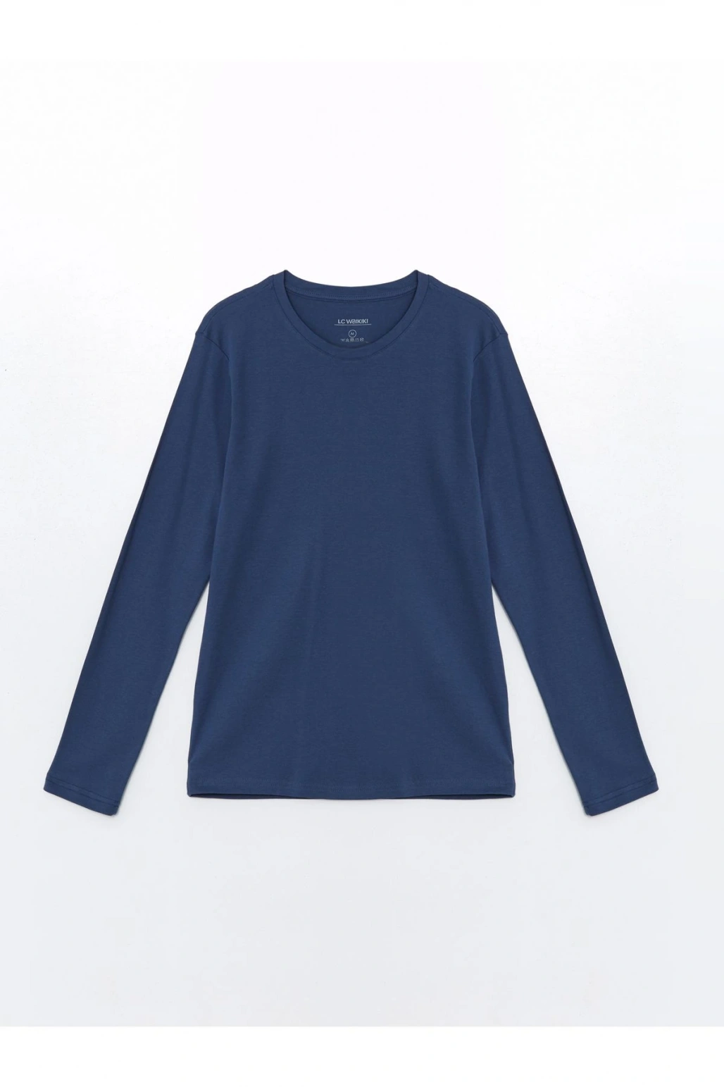 Bisiklet Yaka Uzun Kollu Erkek Tişört