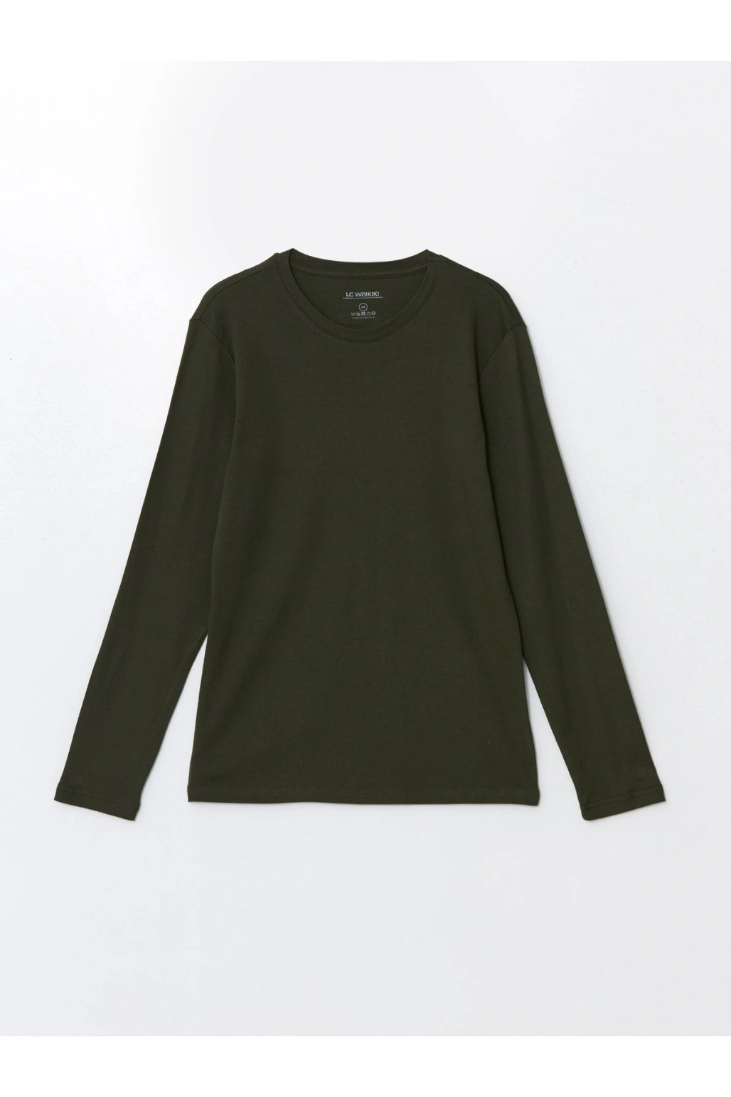 Bisiklet Yaka Uzun Kollu Erkek Tişört