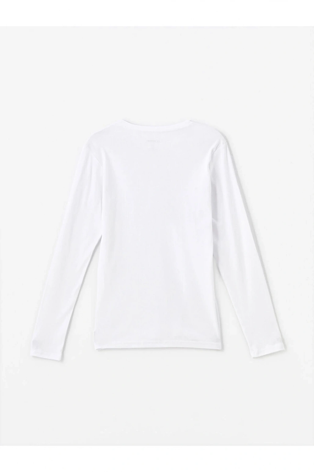 Bisiklet Yaka Uzun Kollu Erkek Tişört