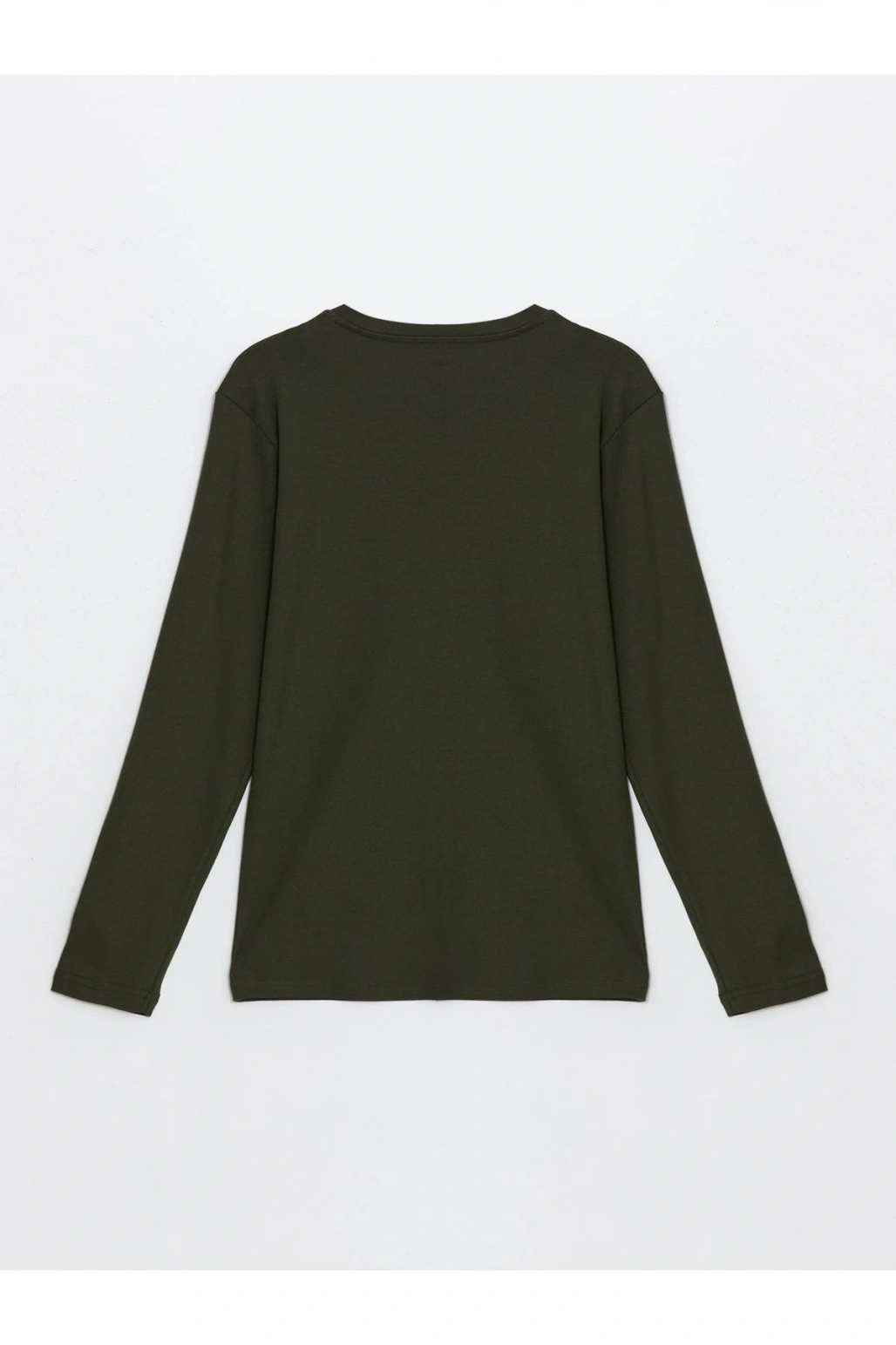 Bisiklet Yaka Uzun Kollu Erkek Tişört