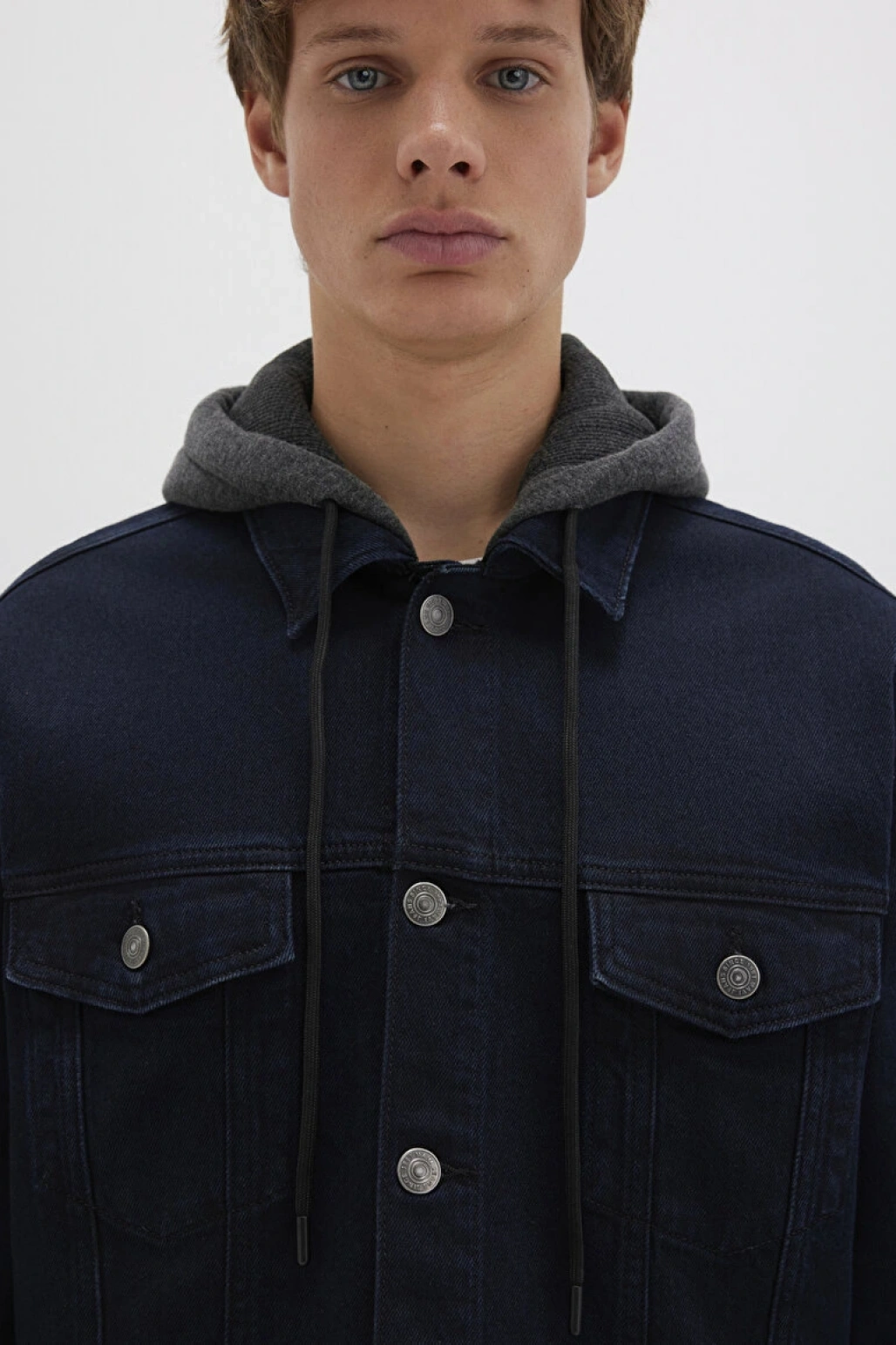 Brandon 90lar Mürekkep Mavisi Jean Ceket