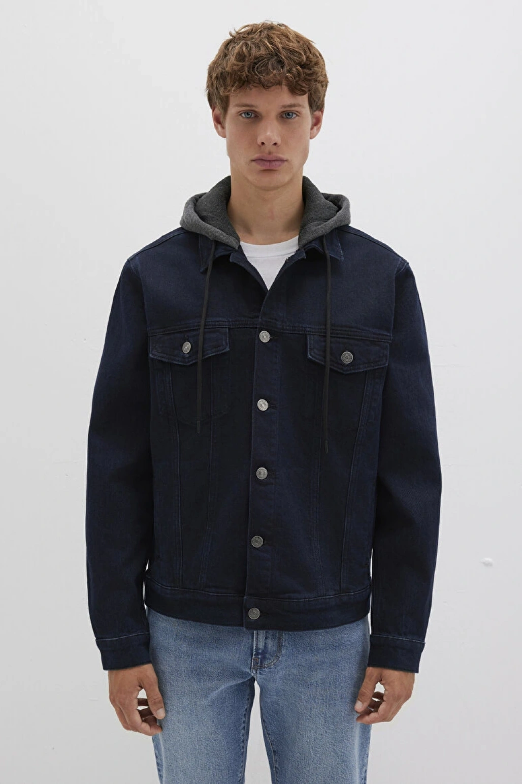 Brandon 90lar Mürekkep Mavisi Jean Ceket