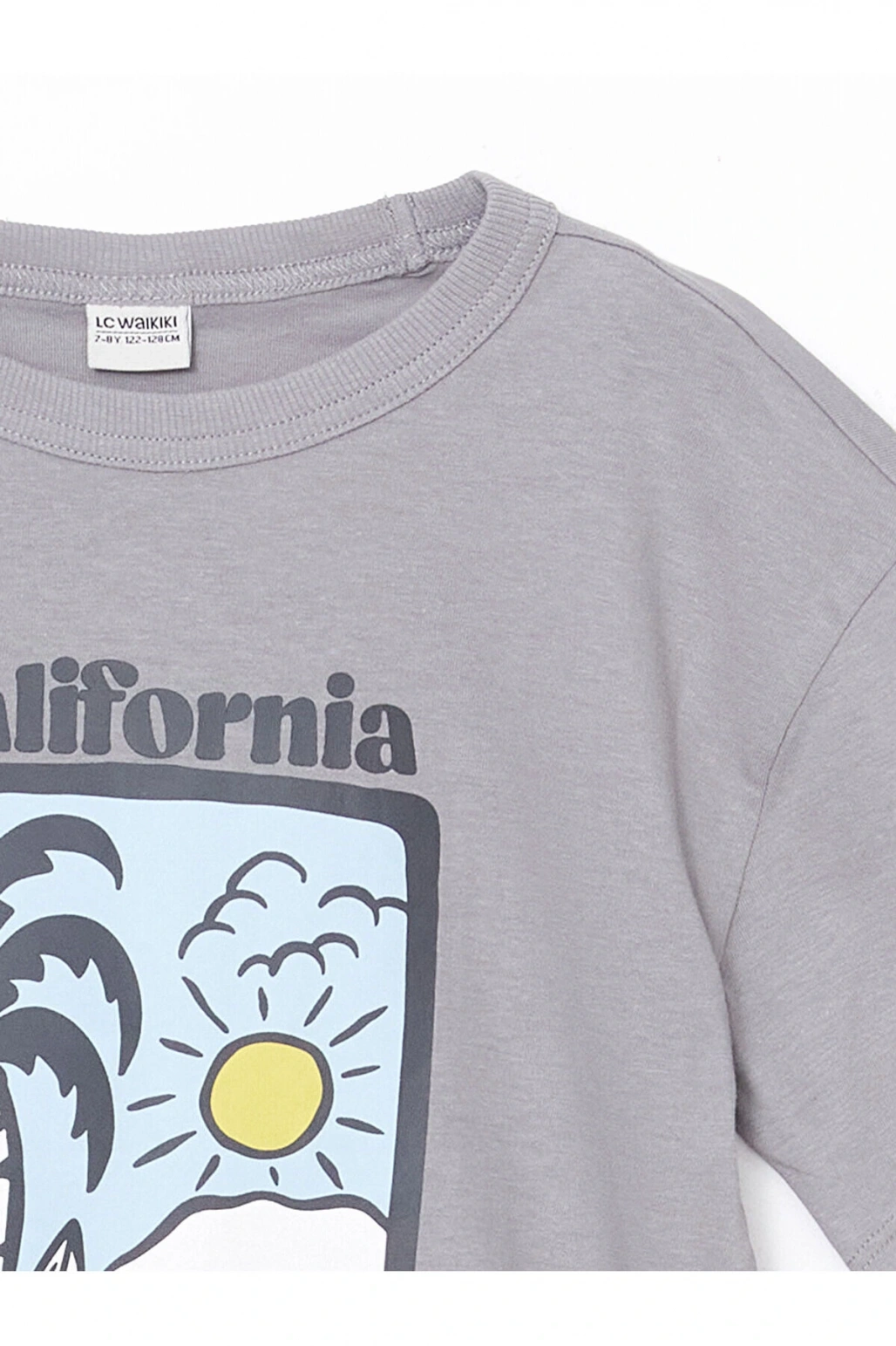 California Baskılı Erkek Çocuk Tişört 2li Takım