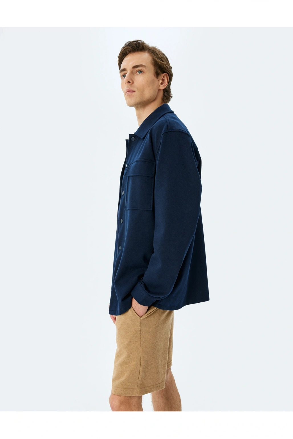 Cep Detaylı Mini Beli Bağcıklı Şort