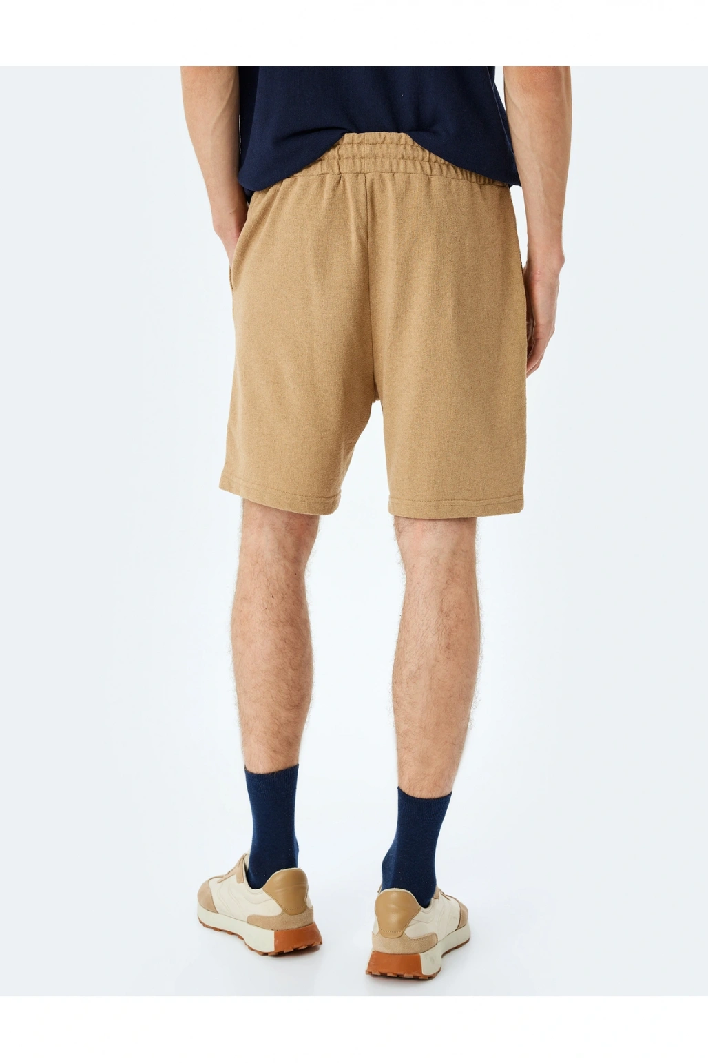 Cep Detaylı Mini Beli Bağcıklı Şort