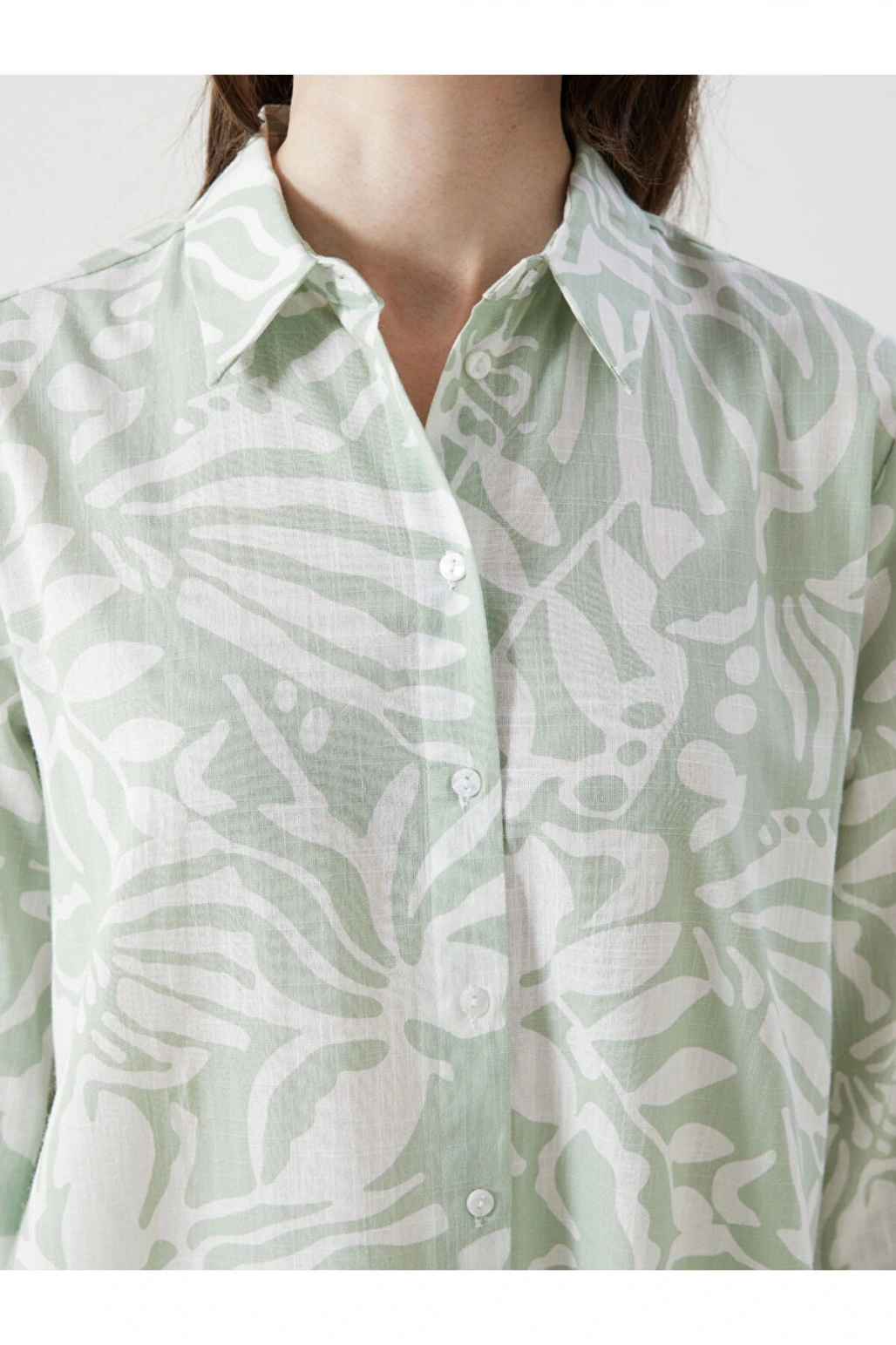 Çiçekli Kadın Gömlek Tunik