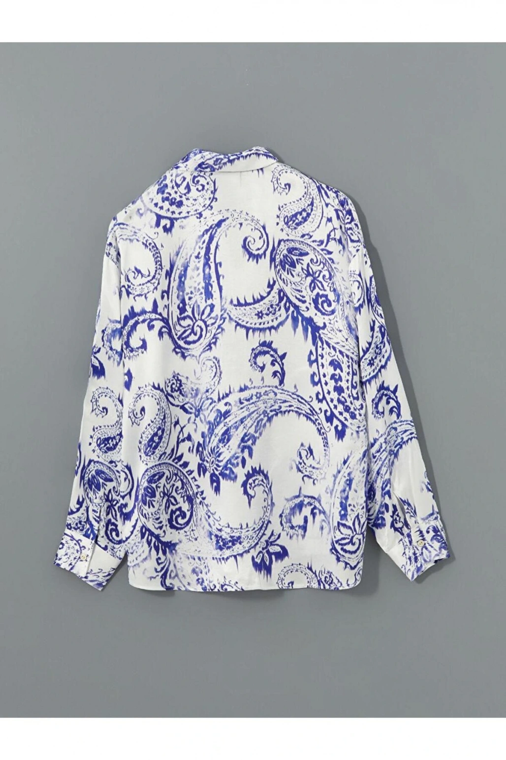 Cicekli Oversize Kadin Gomlek - S5HV99Z8