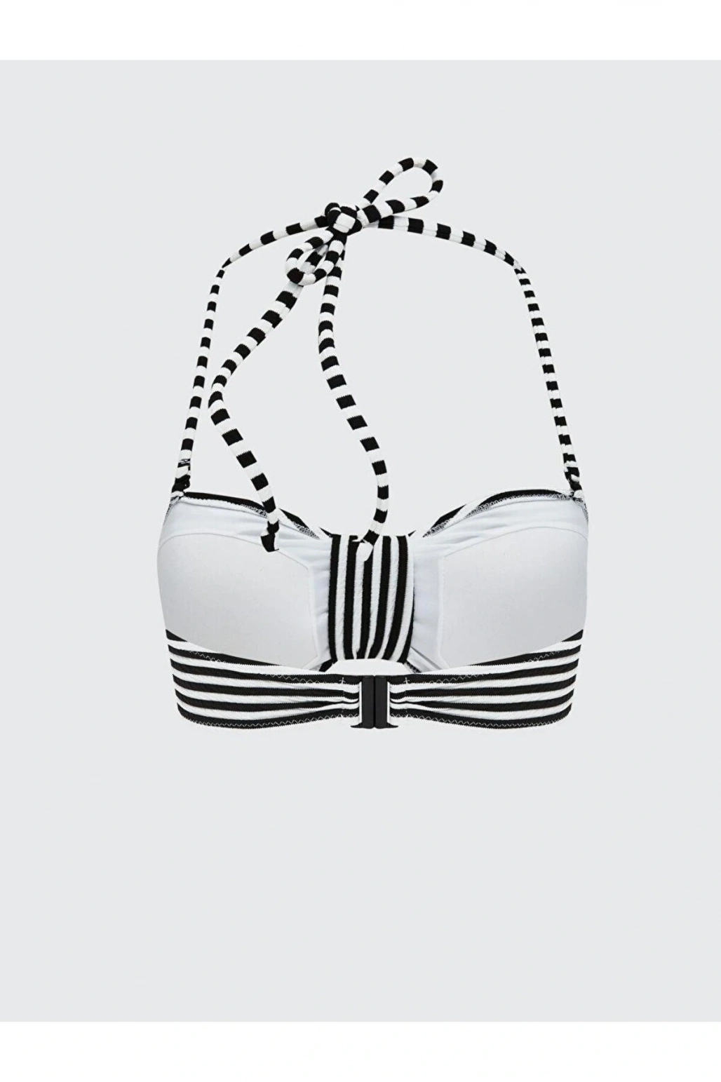Çizgili Boyundan Bağlamalı Kadın Bikini Üst (S5)