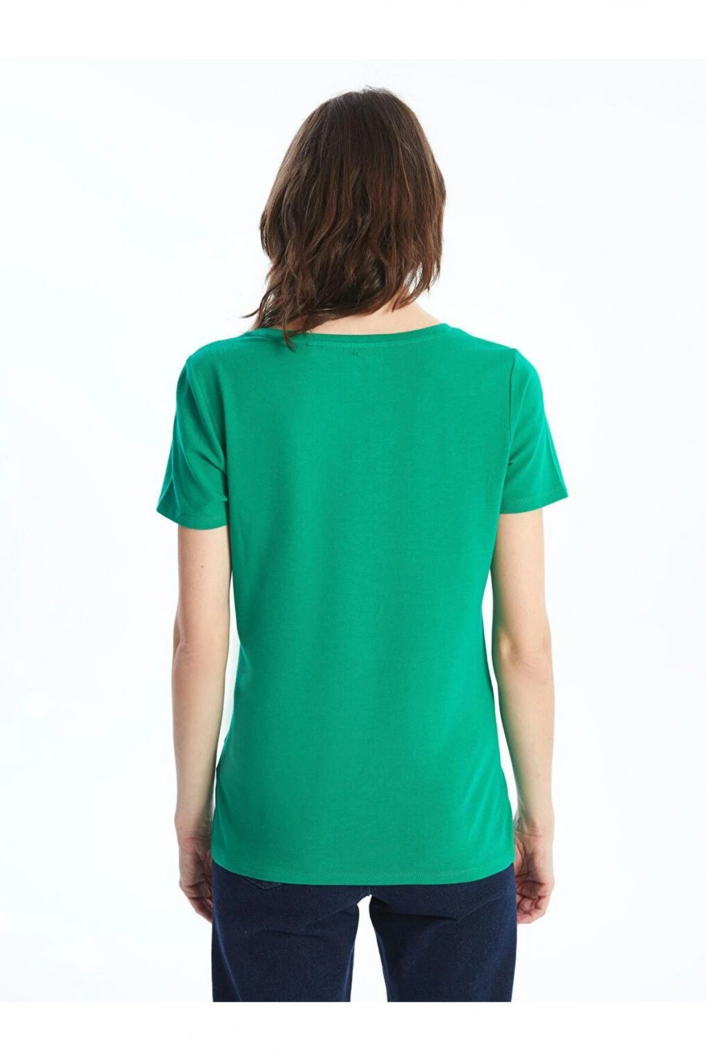 Classic V Yaka Kadın Tişört (S5)