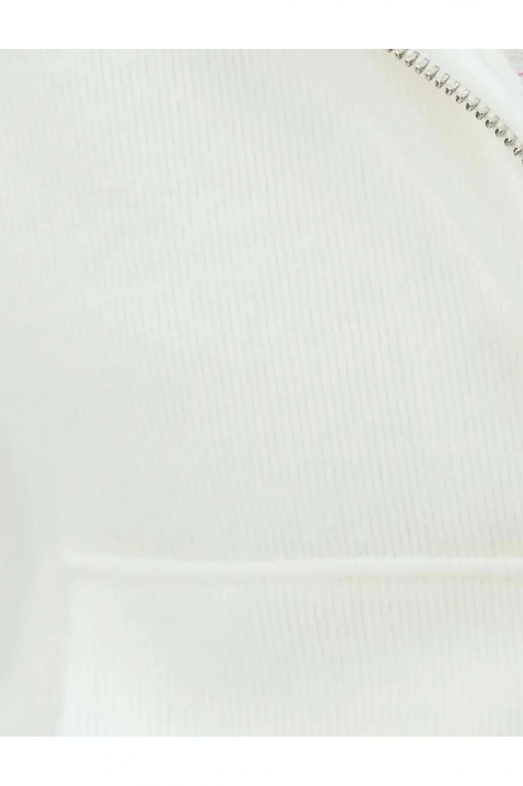 Crop Kapüşonlu Fermuarlı Sweatshirt 5WAK10056EK EKRU