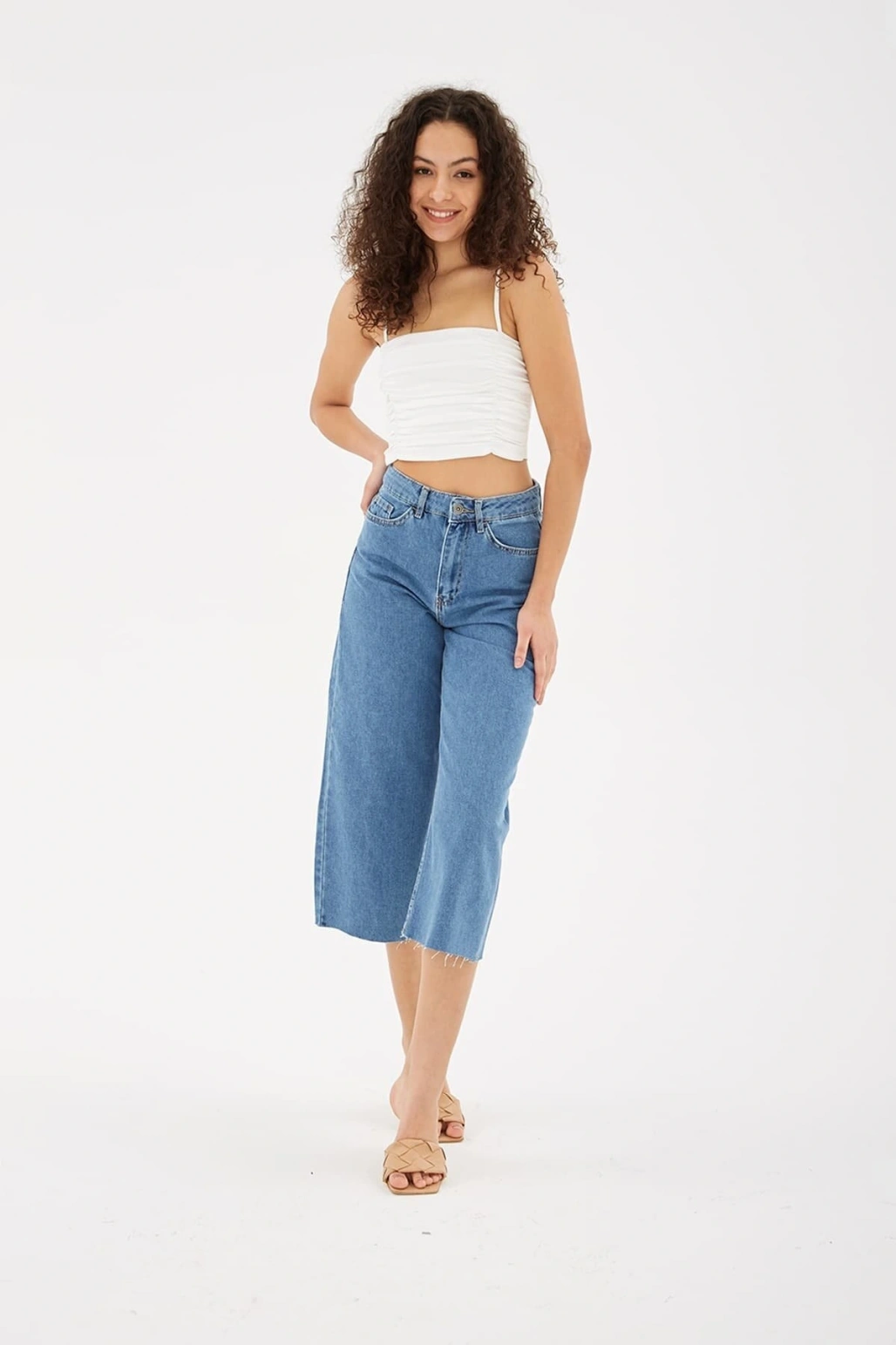 Culotte Pantolon Mavi / Blue