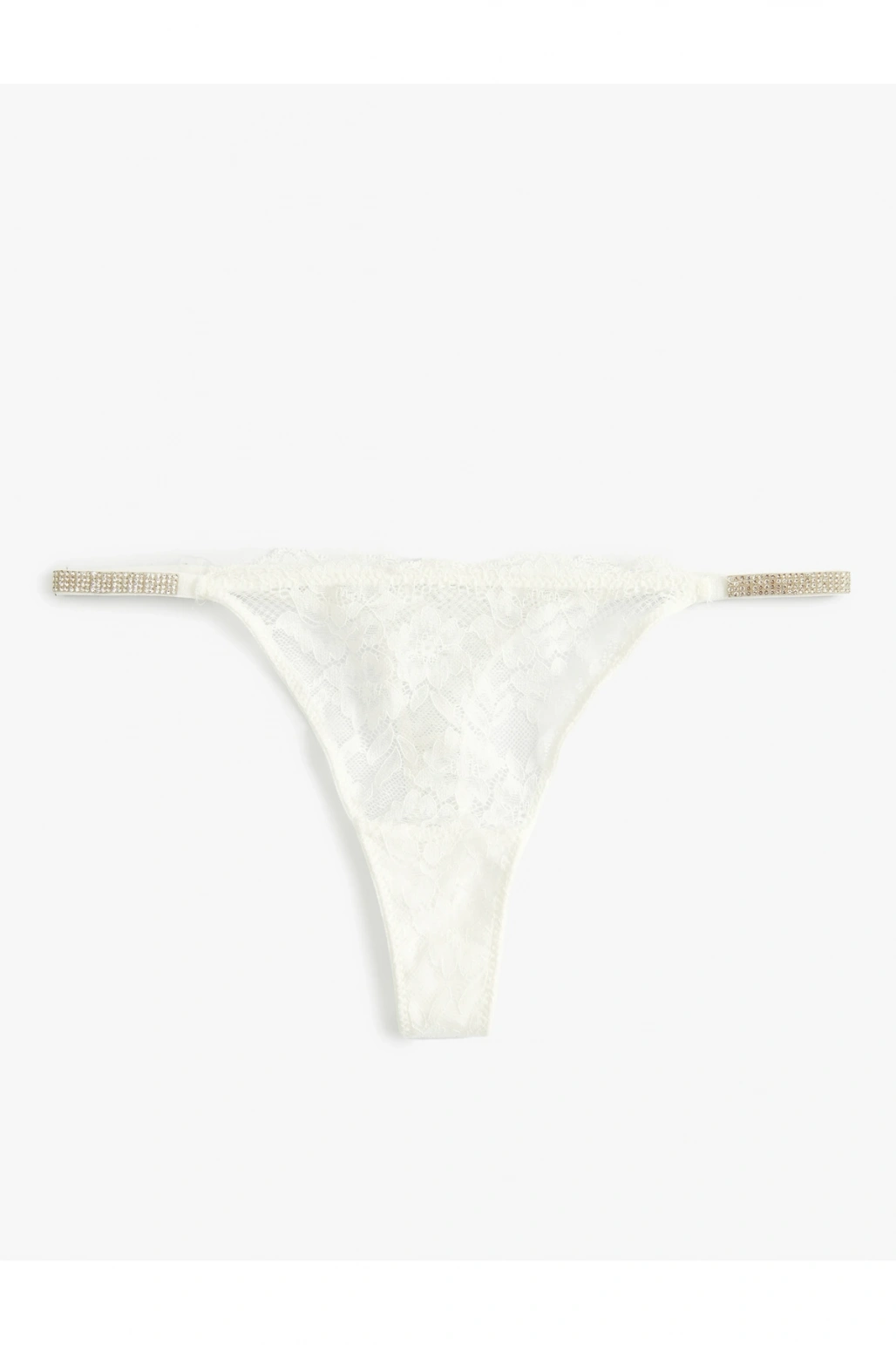 Dantelli String Külot Taşlı Bridal
