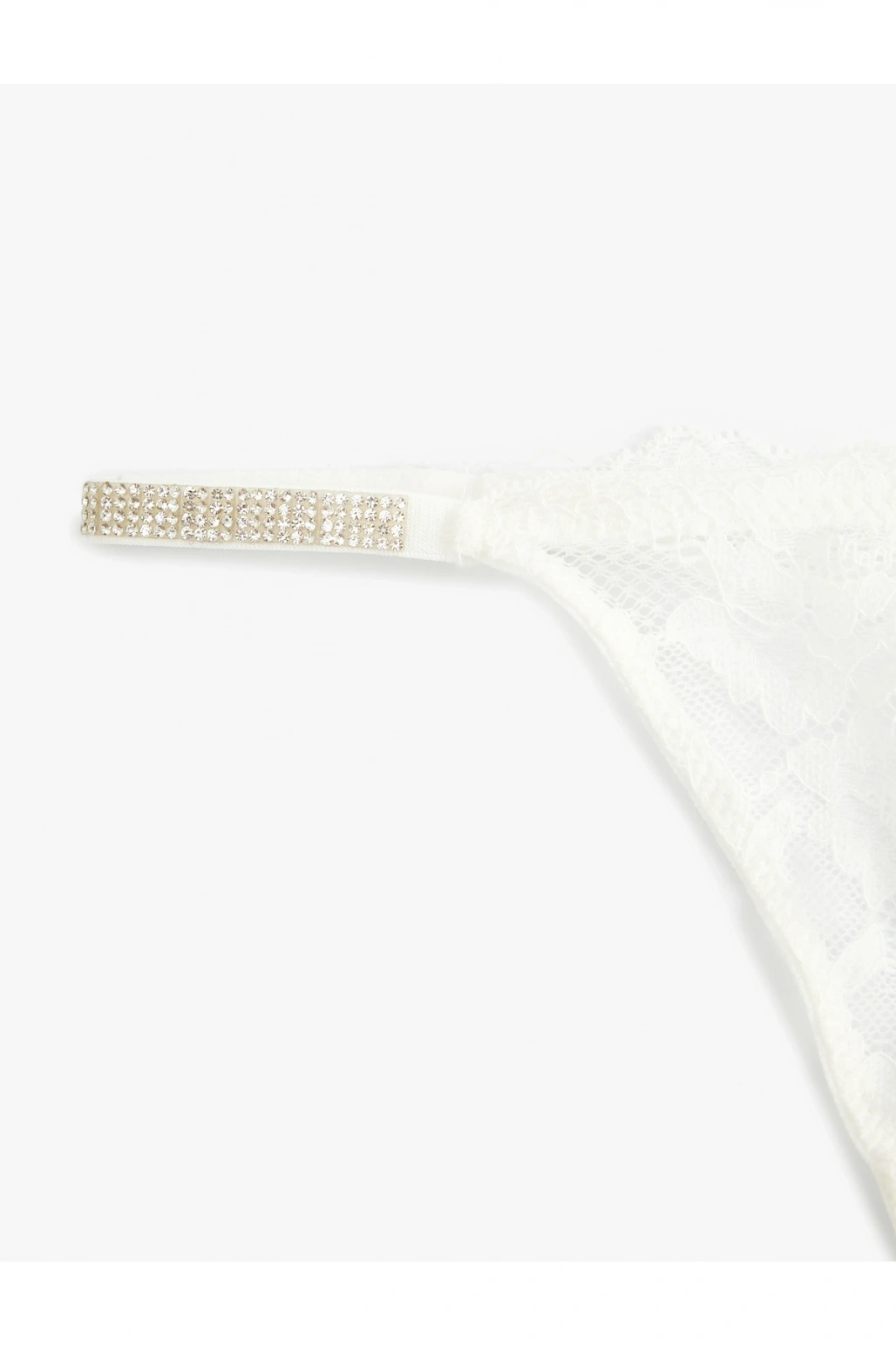 Dantelli String Külot Taşlı Bridal