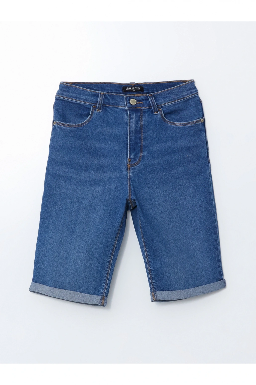 Dar Fit Kadın Jean Şort