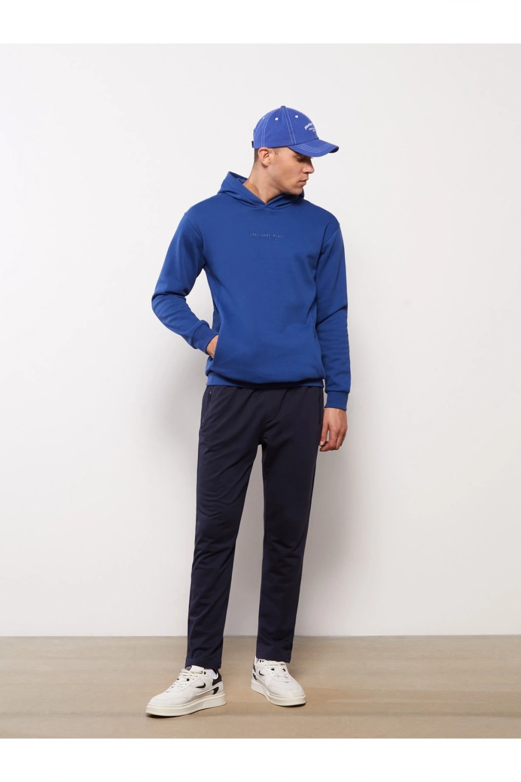 XSIDE Lacivert Dar Kalıp Erkek Eşofman Altı