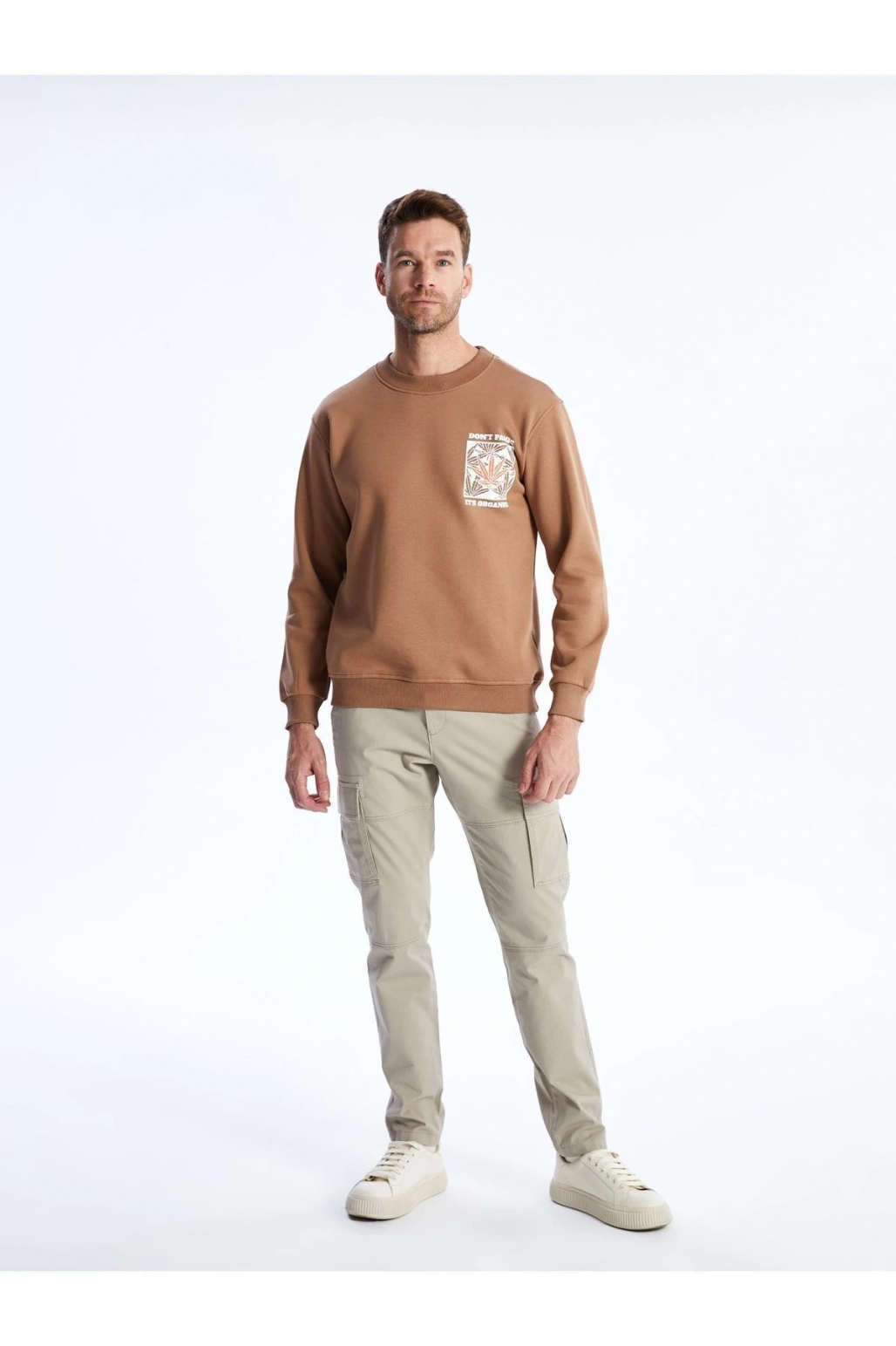 Dar Kalıp Gabardin Erkek Chino Pantolon