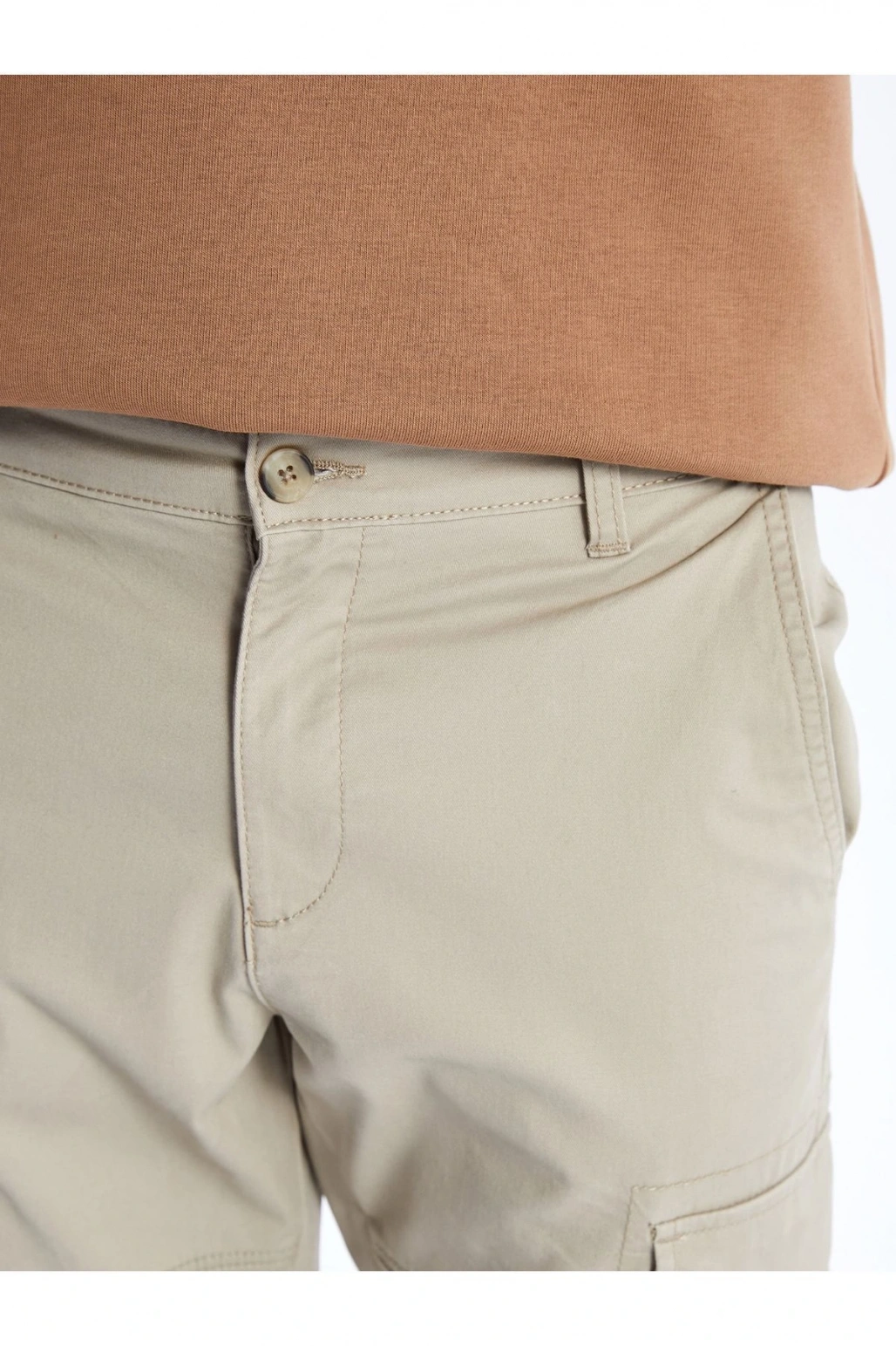 Dar Kalıp Gabardin Erkek Chino Pantolon