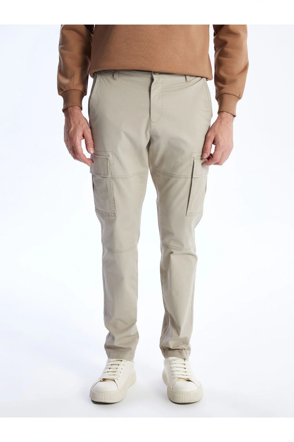 Dar Kalıp Gabardin Erkek Chino Pantolon