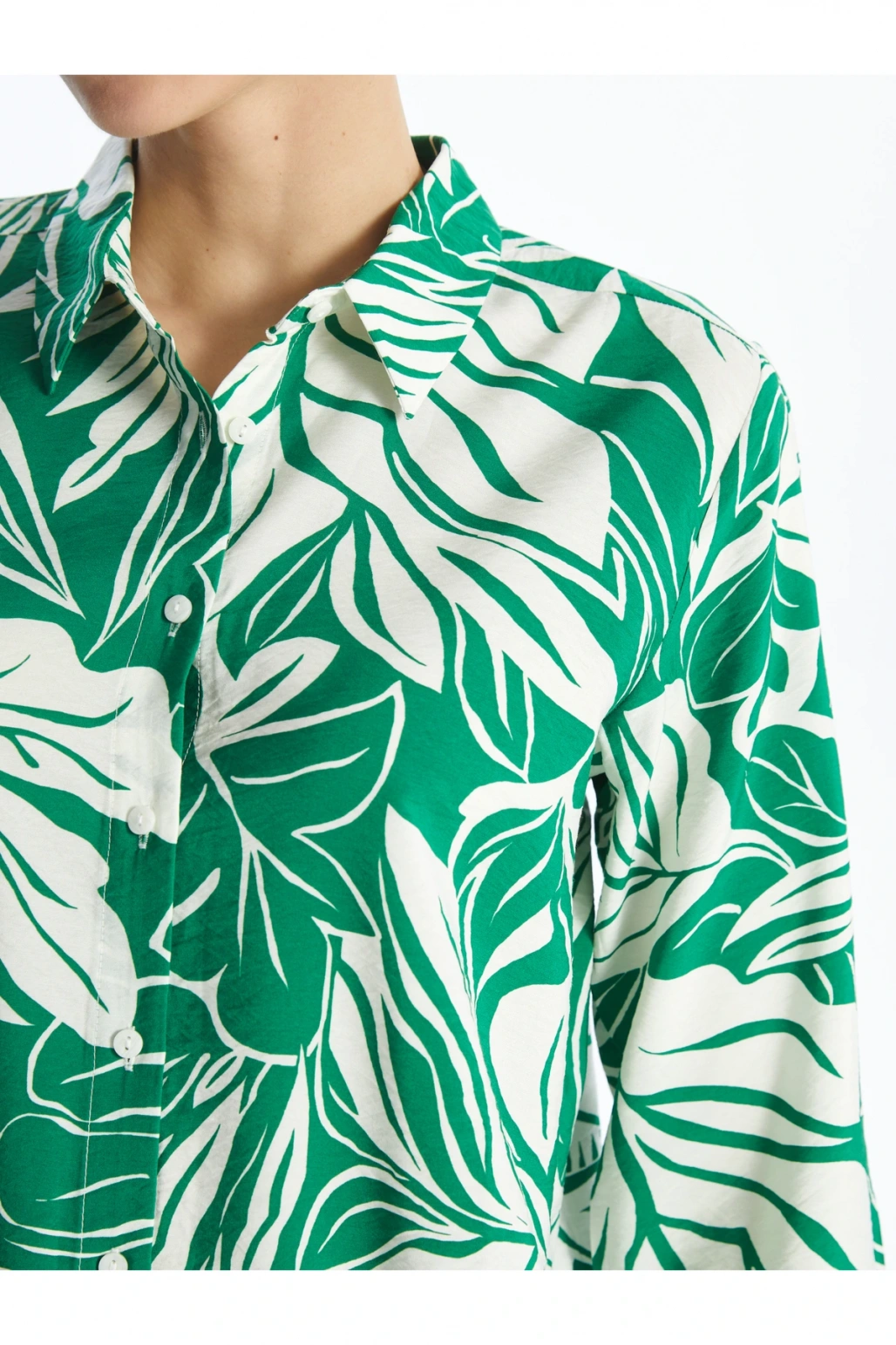 Desenli Kadın Gömlek Tunik