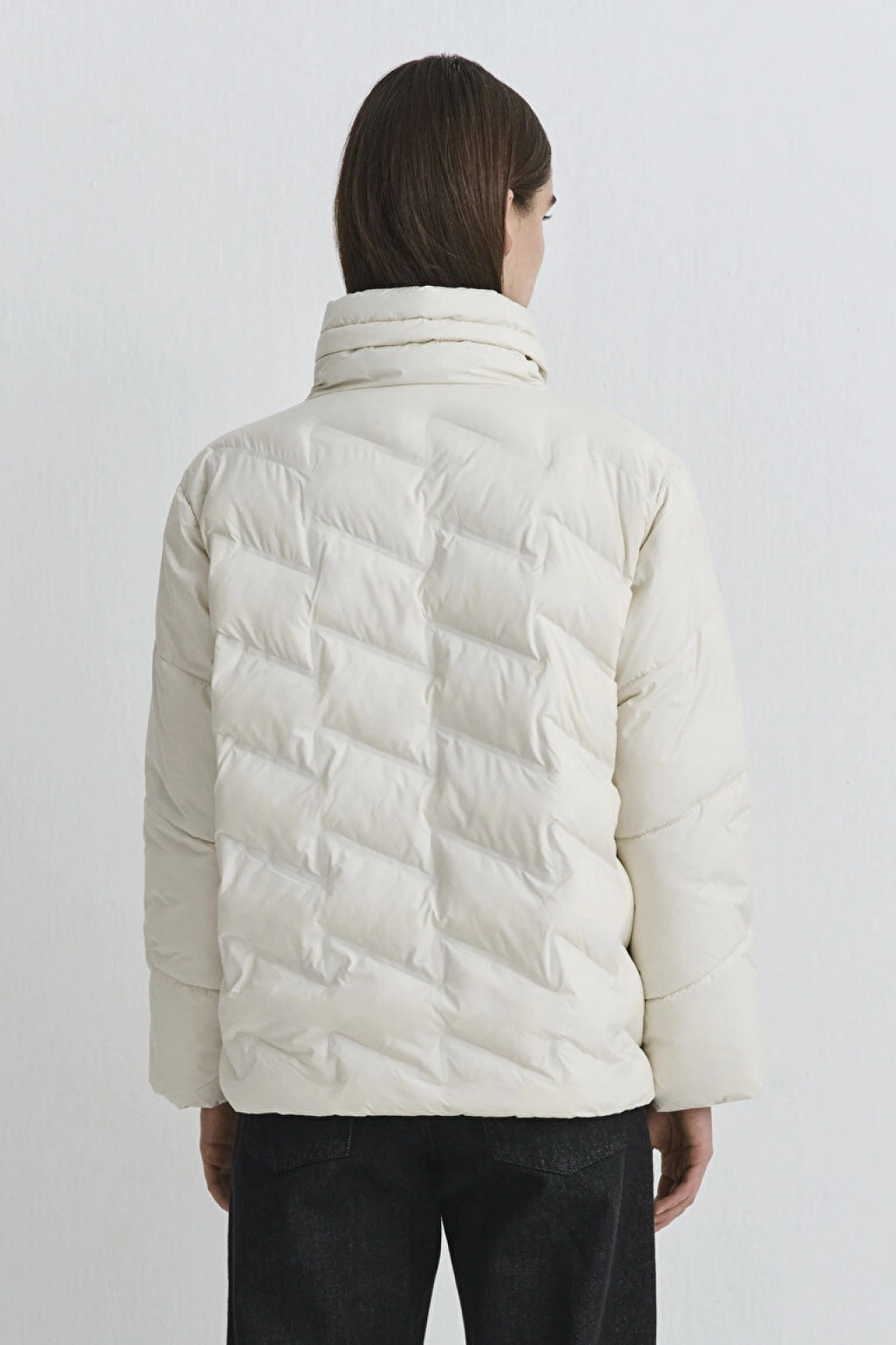 DİK YAKA CEKET White Onyx