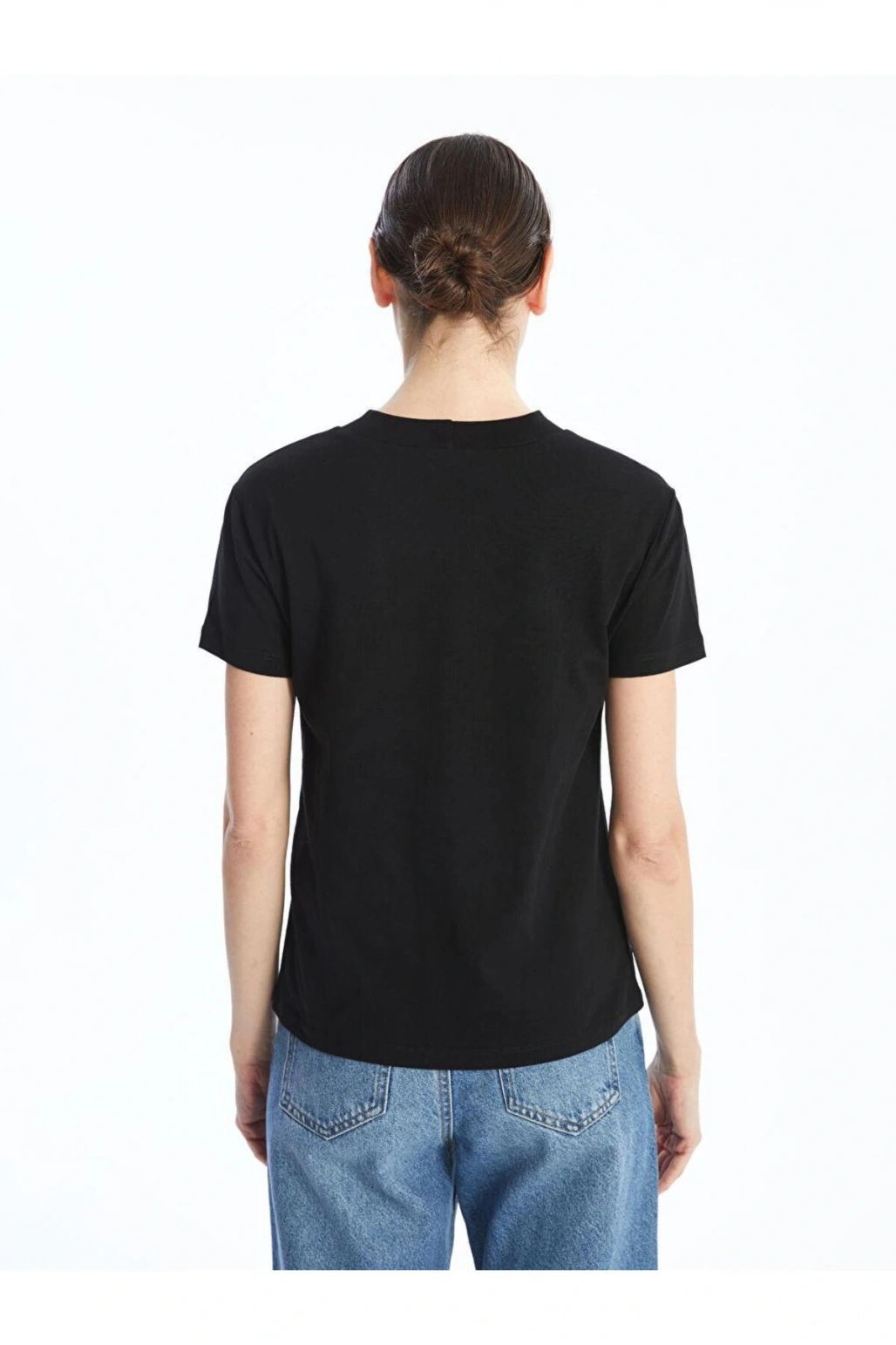 Dik Yaka Kadın Tişört (S5)