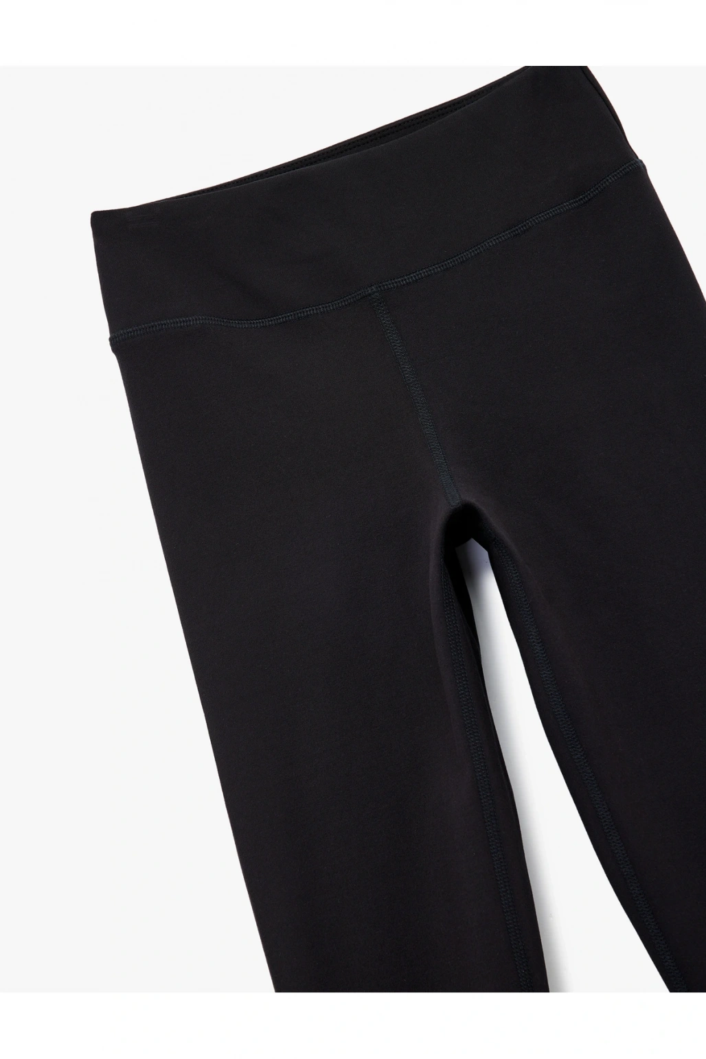 Dikiş Detaylı Yüksek Bel Spor Tayt