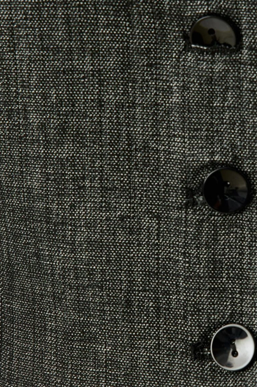 Düğmeli V Yaka Crop Yelek