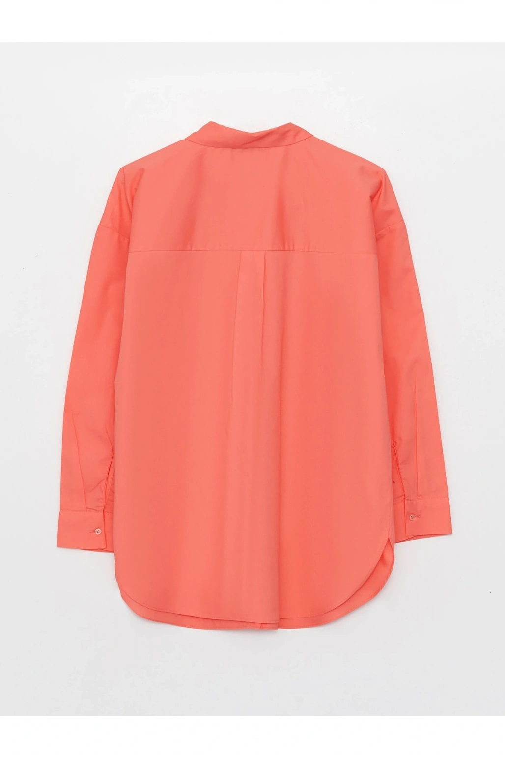 Düz Uzun Kollu Poplin Hamile Gömlek