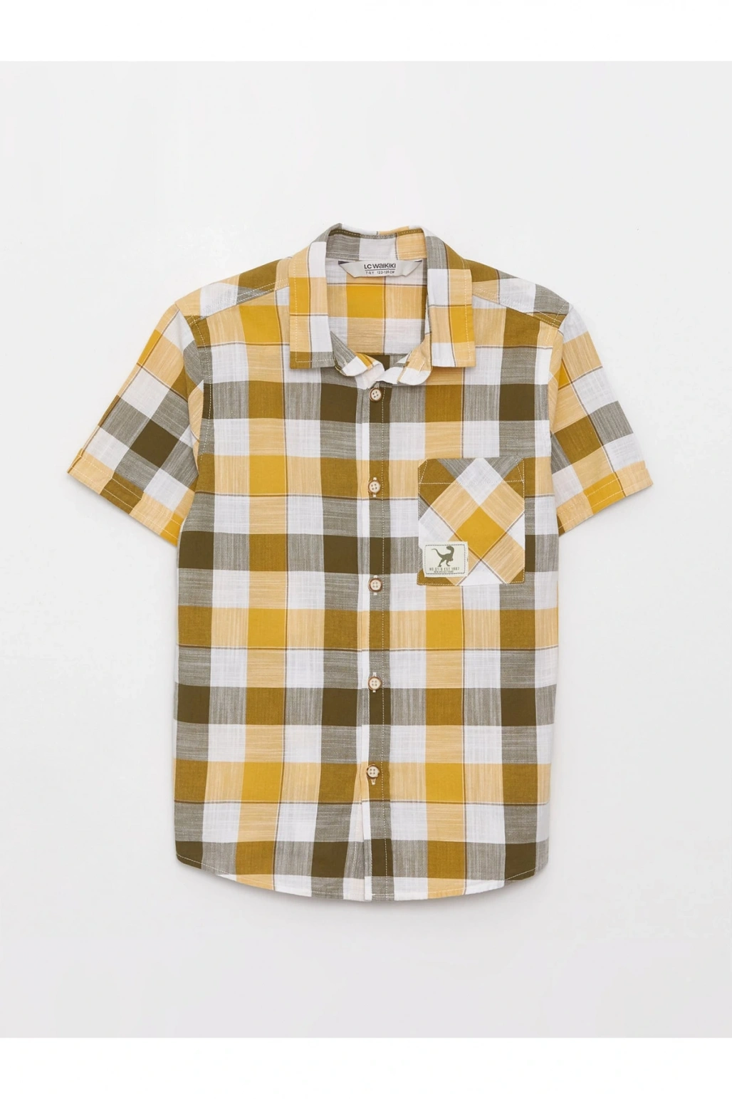 Ekose Kısa Kollu Erkek Çocuk Gömlek