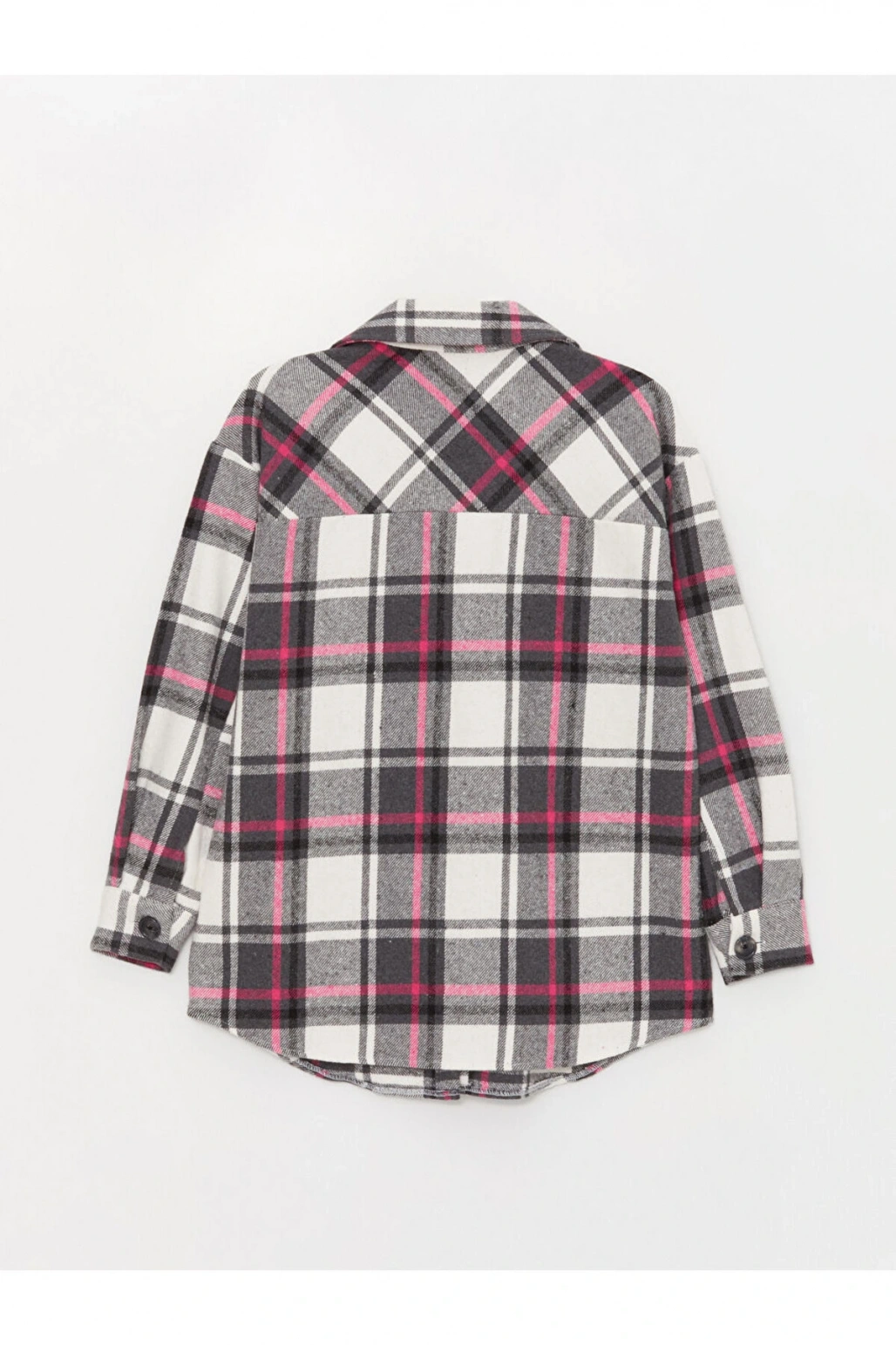 Ekose Uzun Kollu Hamile Oduncu Gömlek Ceket