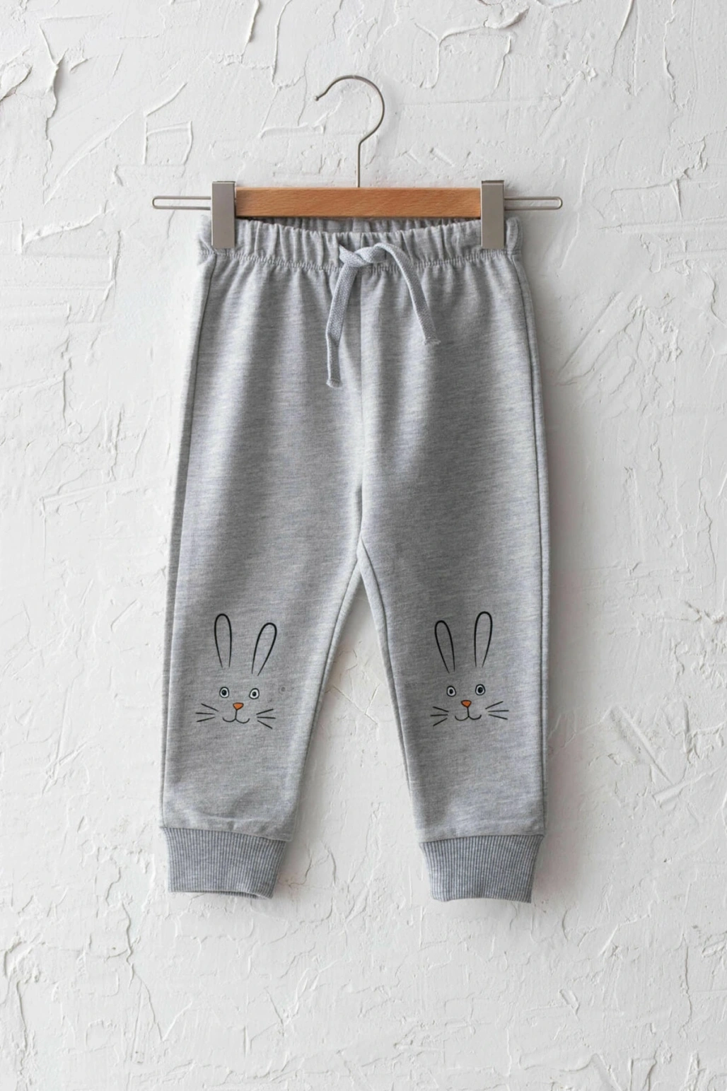 Erkek Bebek Gri Melanj F8Y Eşofman Altı